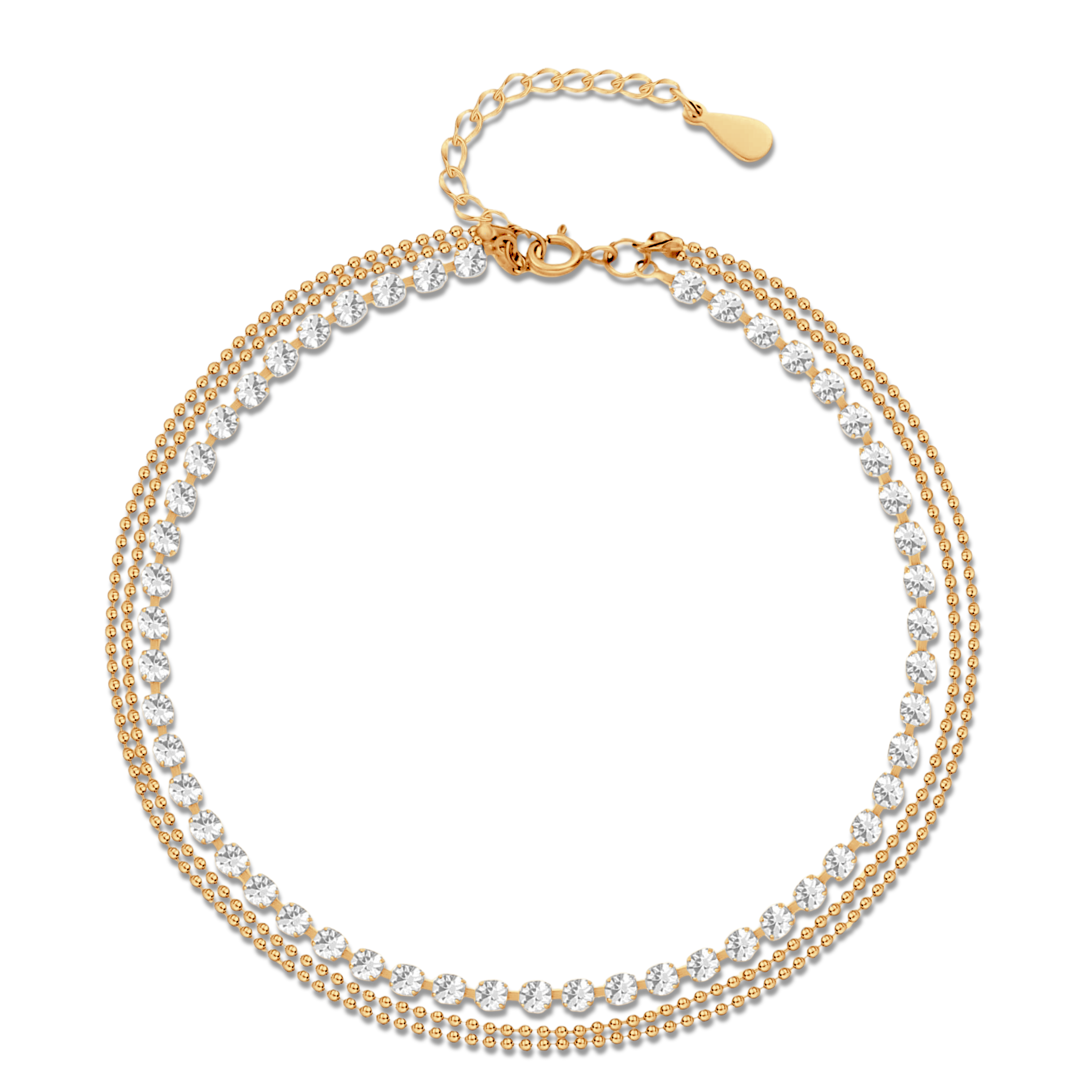 Bracelet de cheville Brillants