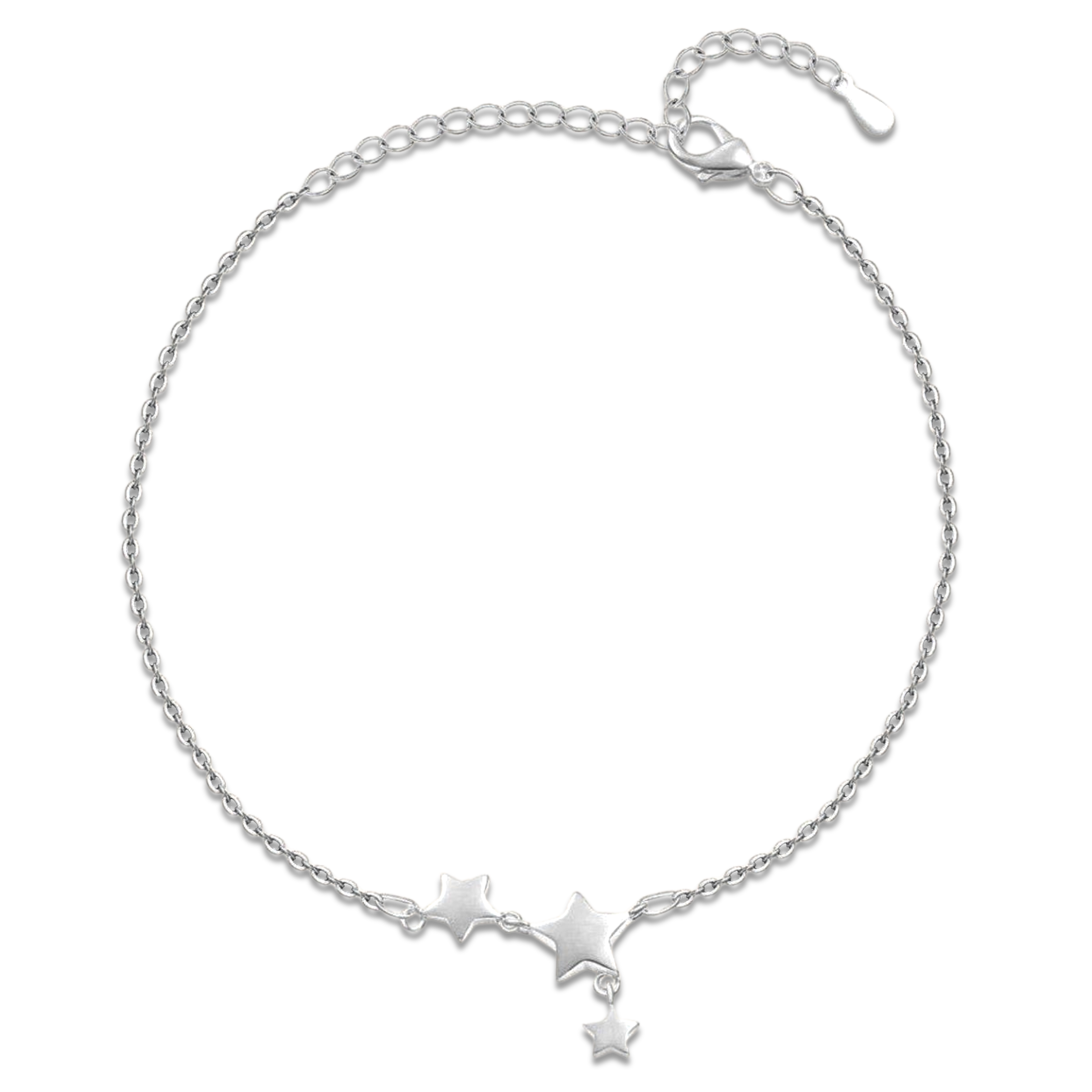 Bracelet de cheville Étoile Brillante