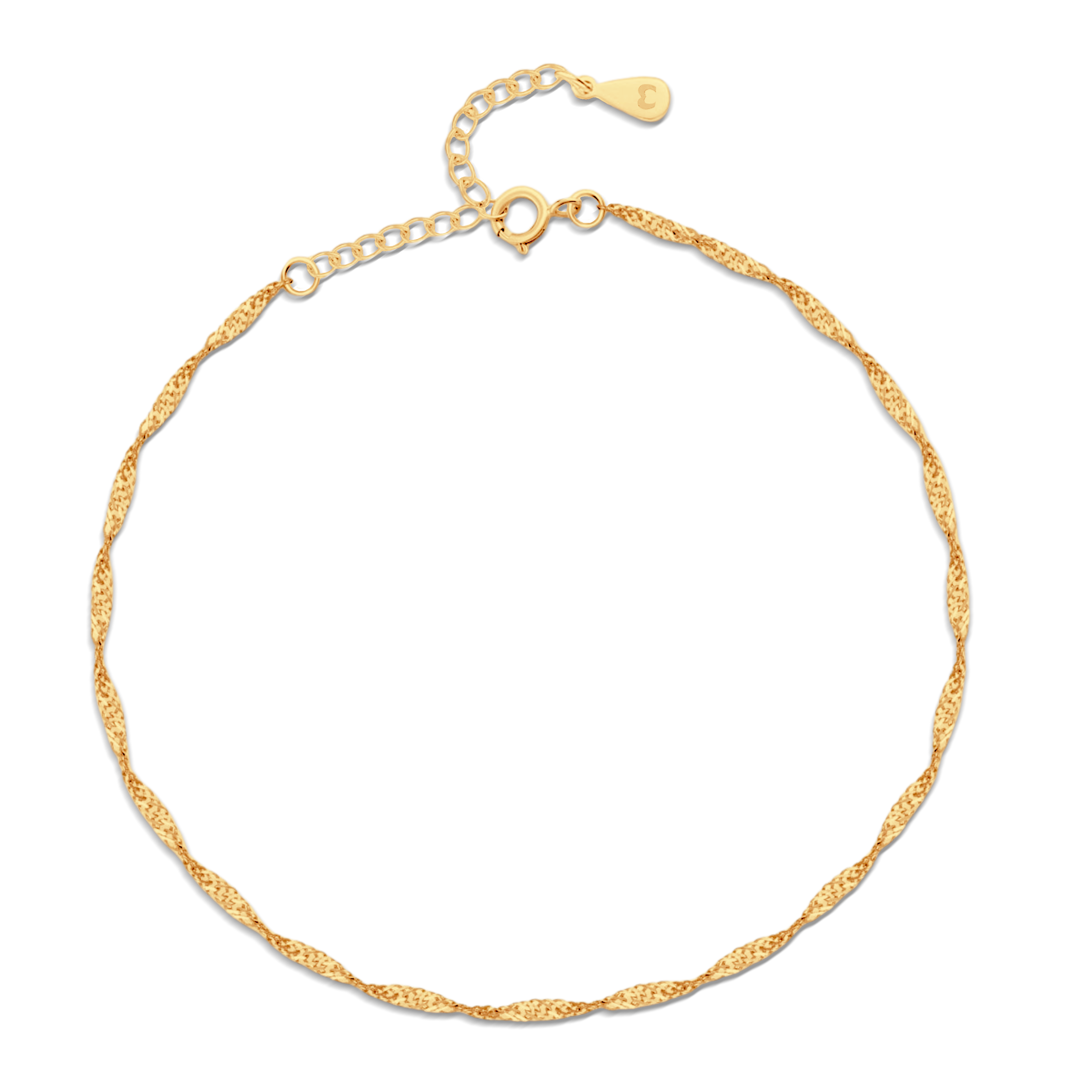 Bracelet de cheville Reflet