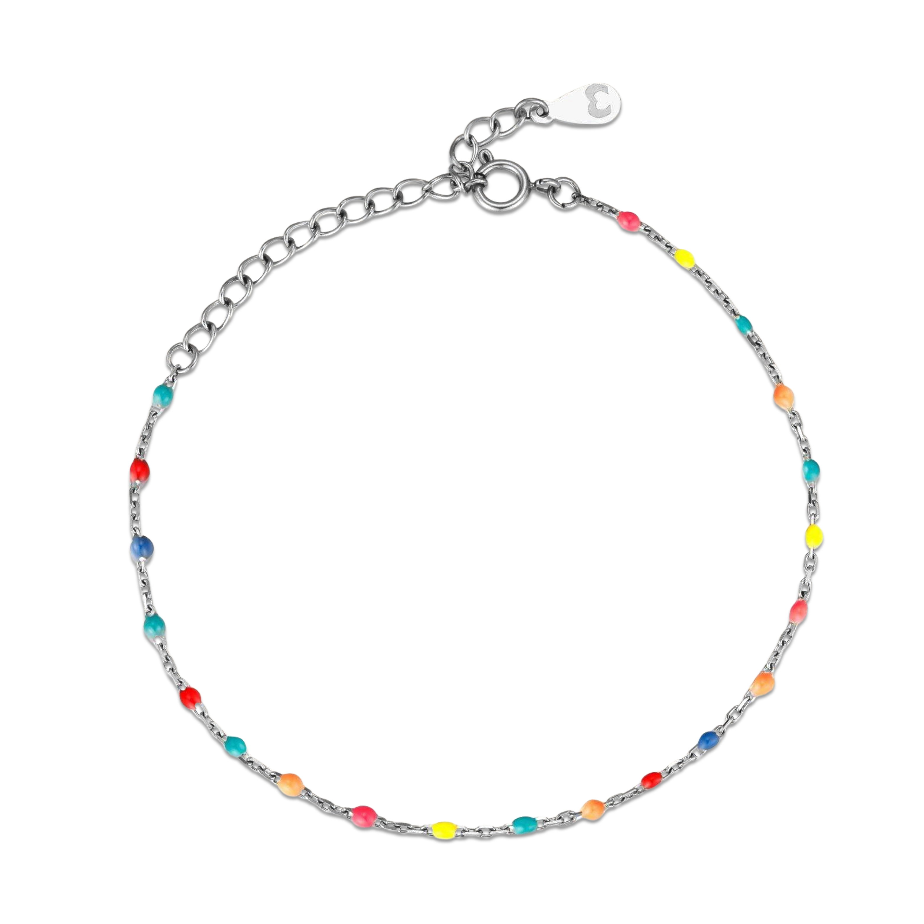 Bracelet de cheville Cocktail Multicolore