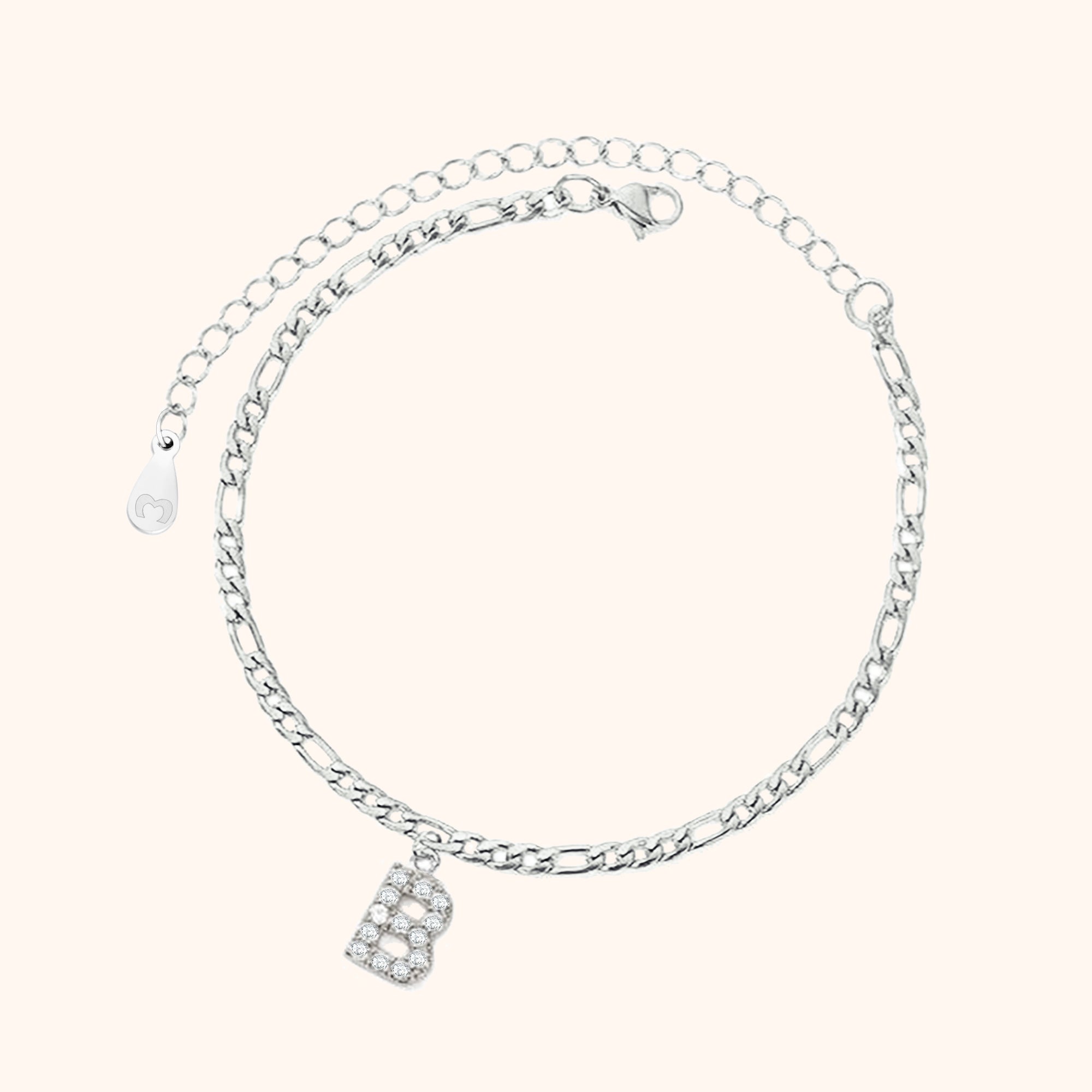 Bracelet de cheville Initiales - LaMaisonDesBijoux