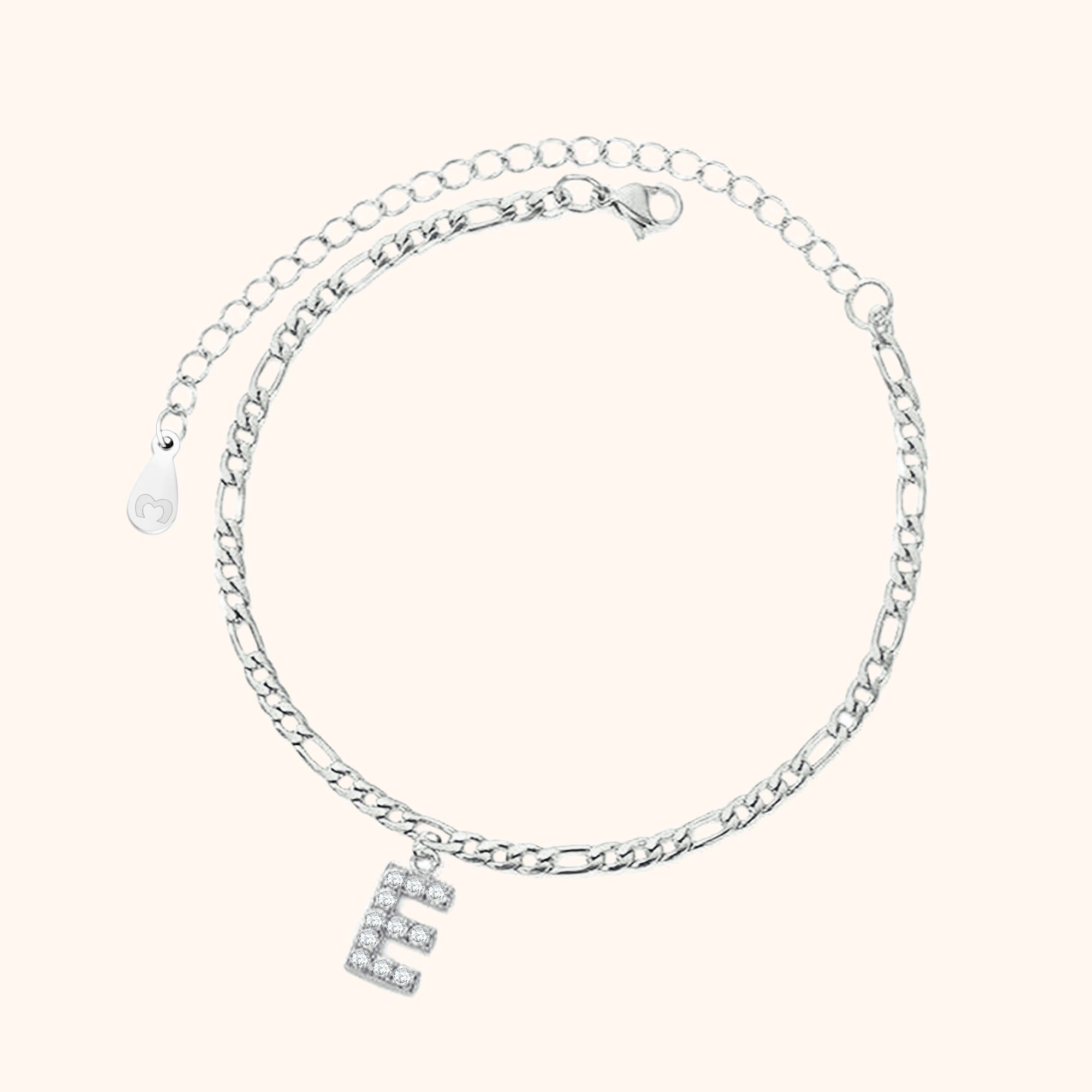 Bracelet de cheville Initiales - LaMaisonDesBijoux