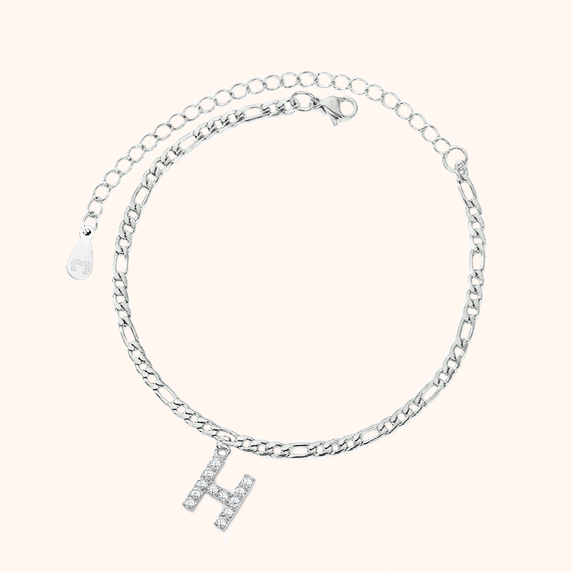 Bracelet de cheville Initiales - LaMaisonDesBijoux
