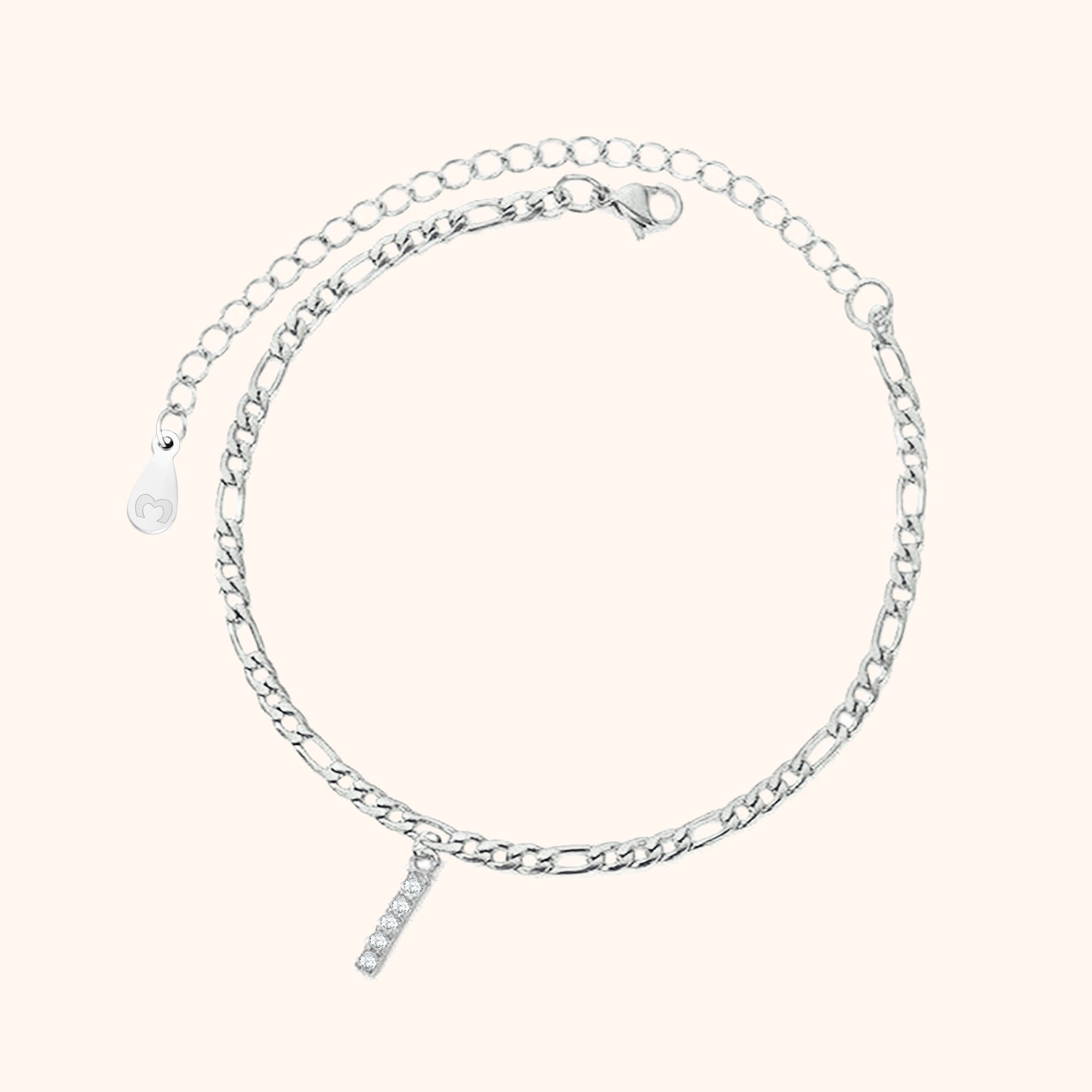 Bracelet de cheville Initiales - LaMaisonDesBijoux