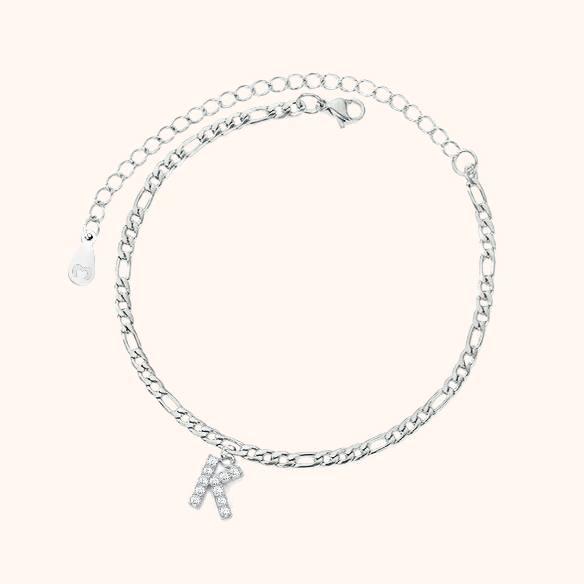 Bracelet de cheville Initiales - LaMaisonDesBijoux