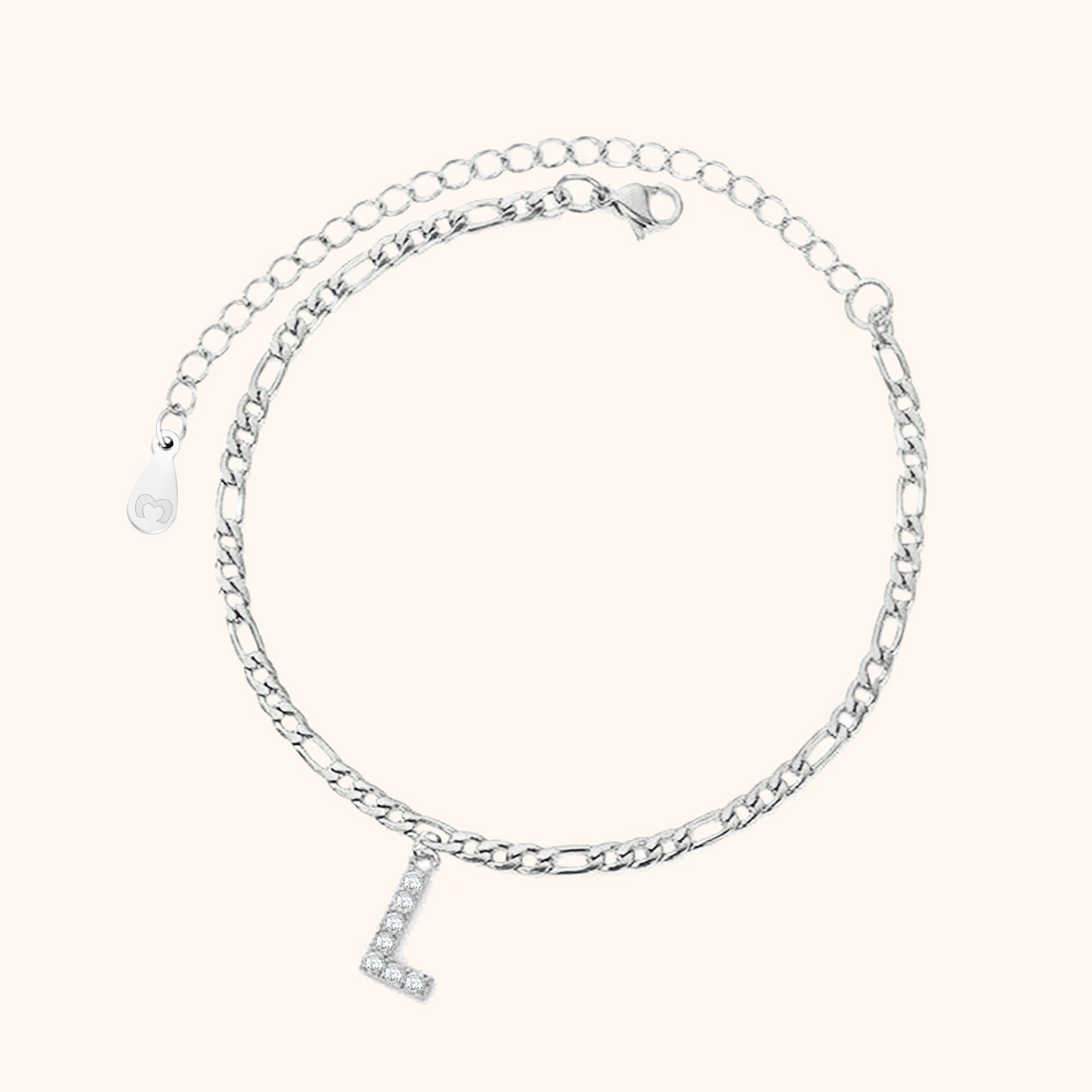 Bracelet de cheville Initiales - LaMaisonDesBijoux