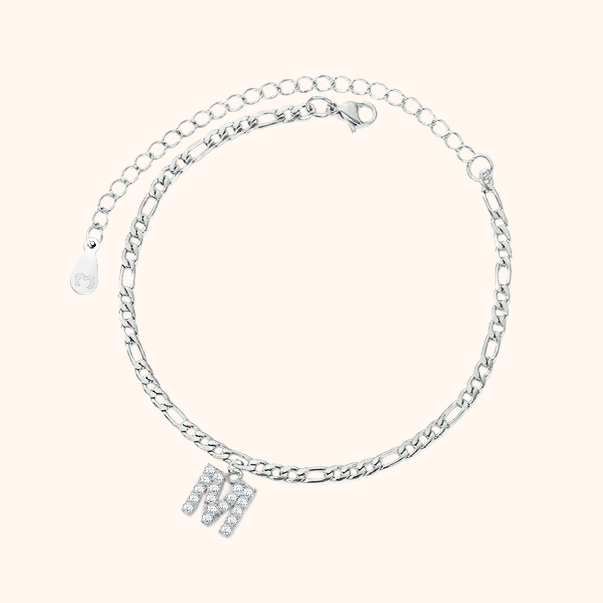 Bracelet de cheville Initiales - LaMaisonDesBijoux
