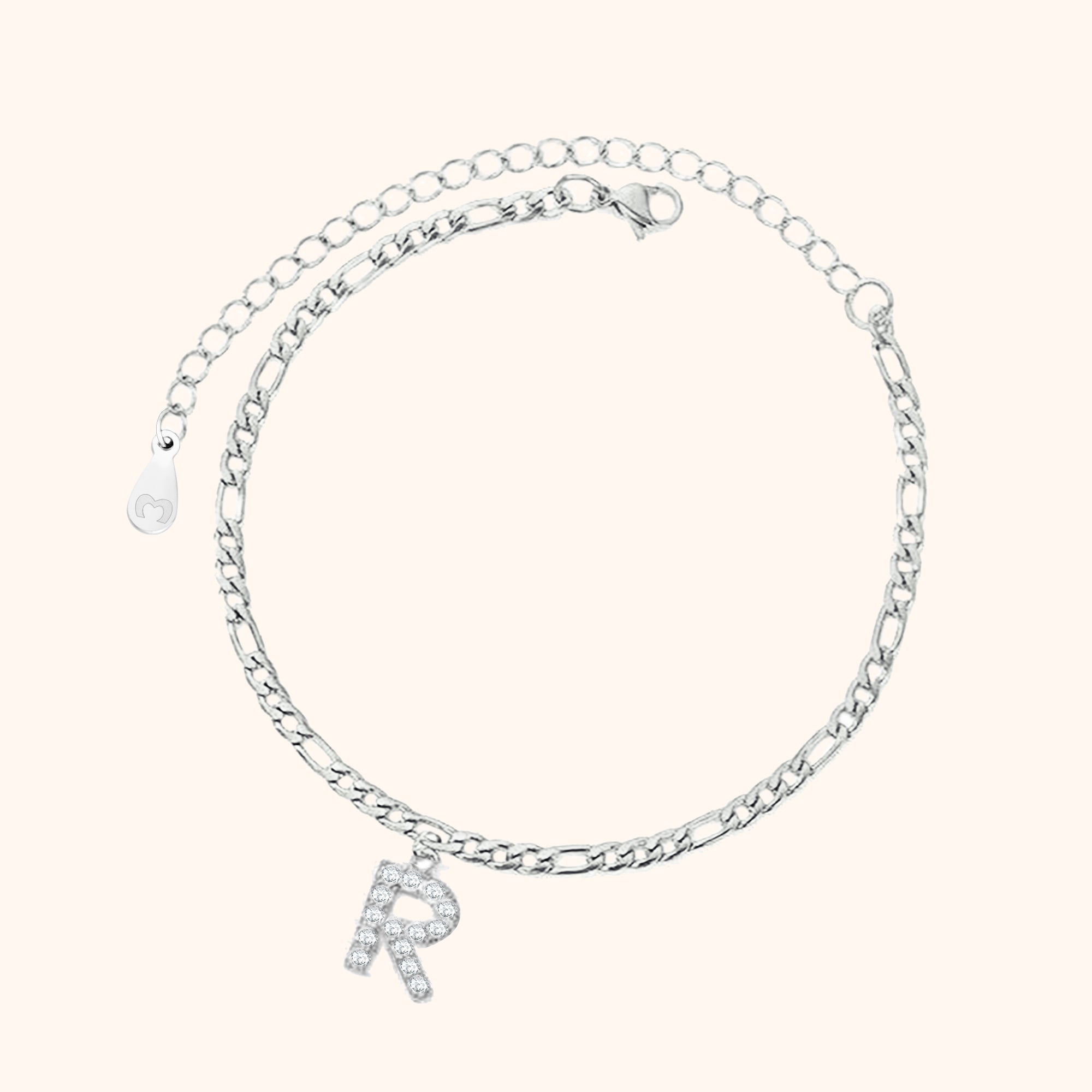 Bracelet de cheville Initiales - LaMaisonDesBijoux