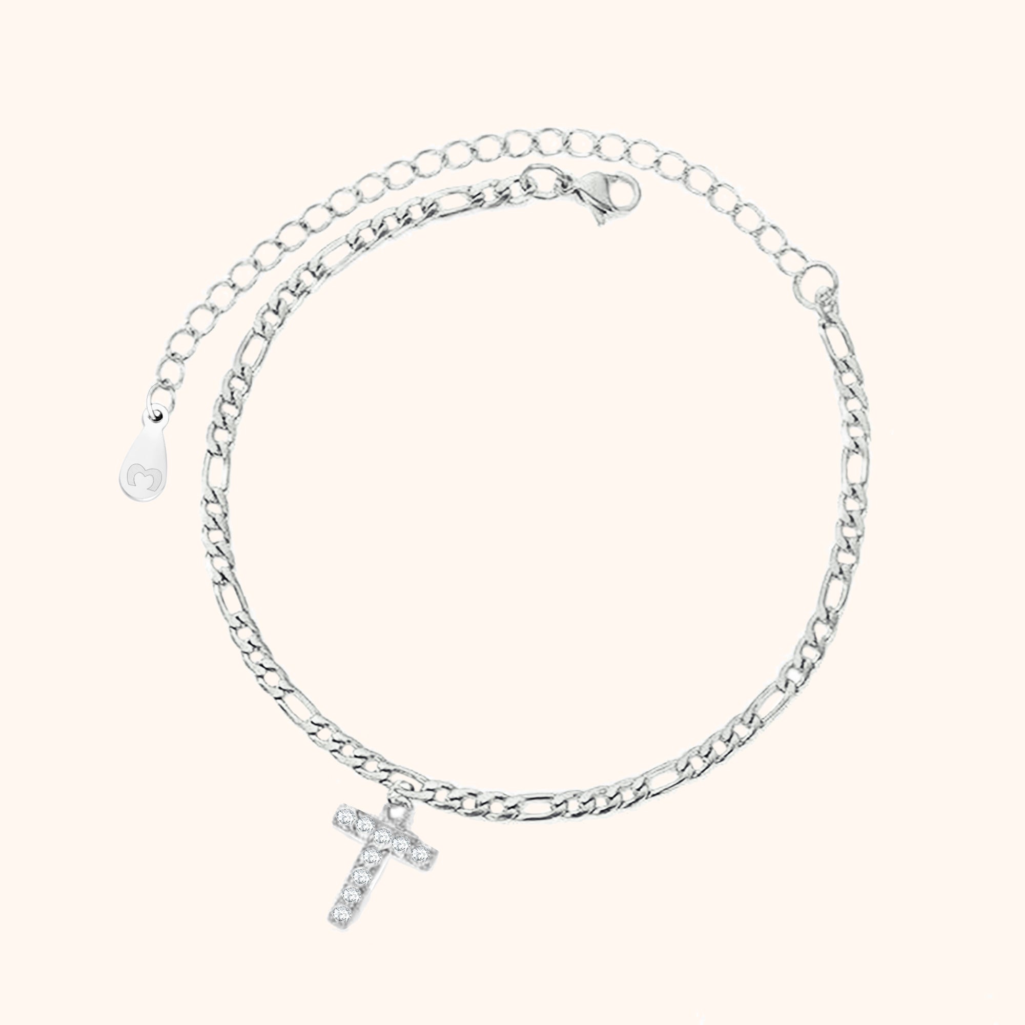 Bracelet de cheville Initiales - LaMaisonDesBijoux