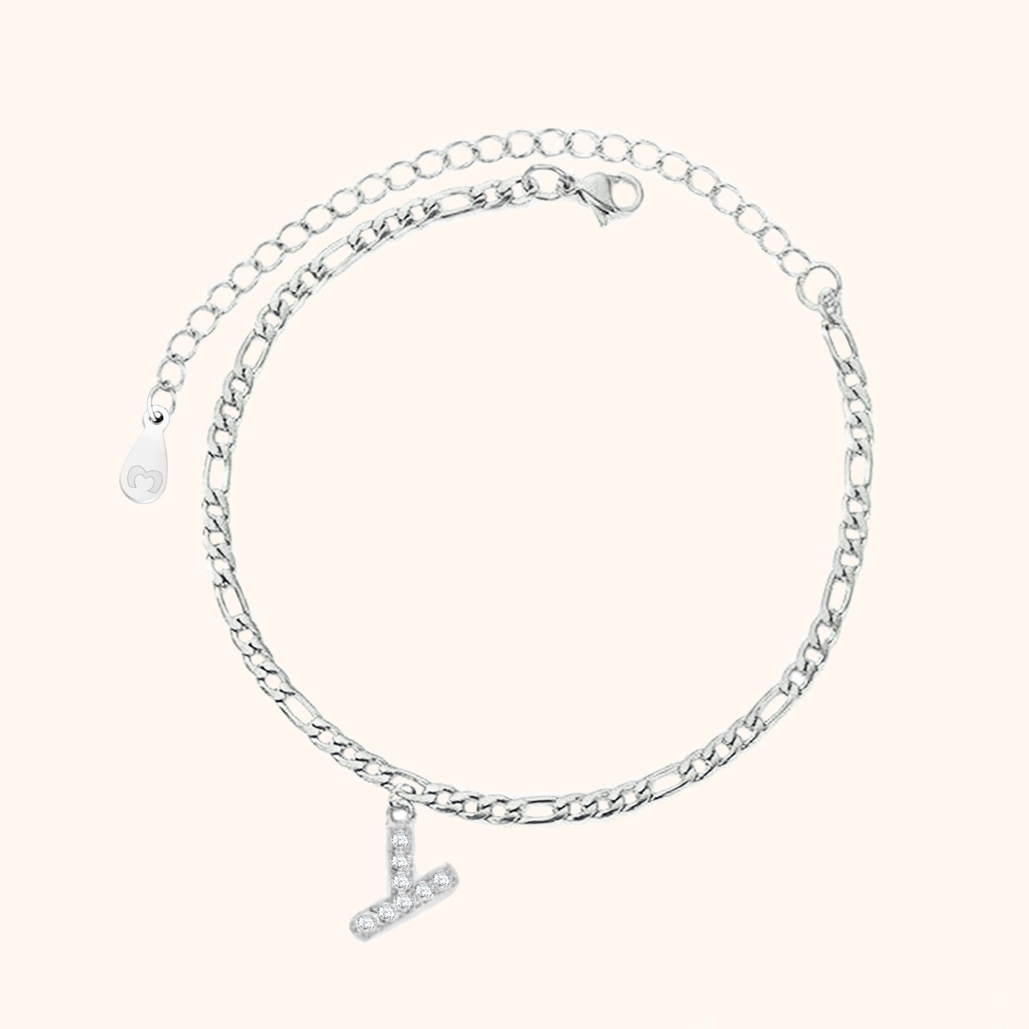 Bracelet de cheville Initiales - LaMaisonDesBijoux