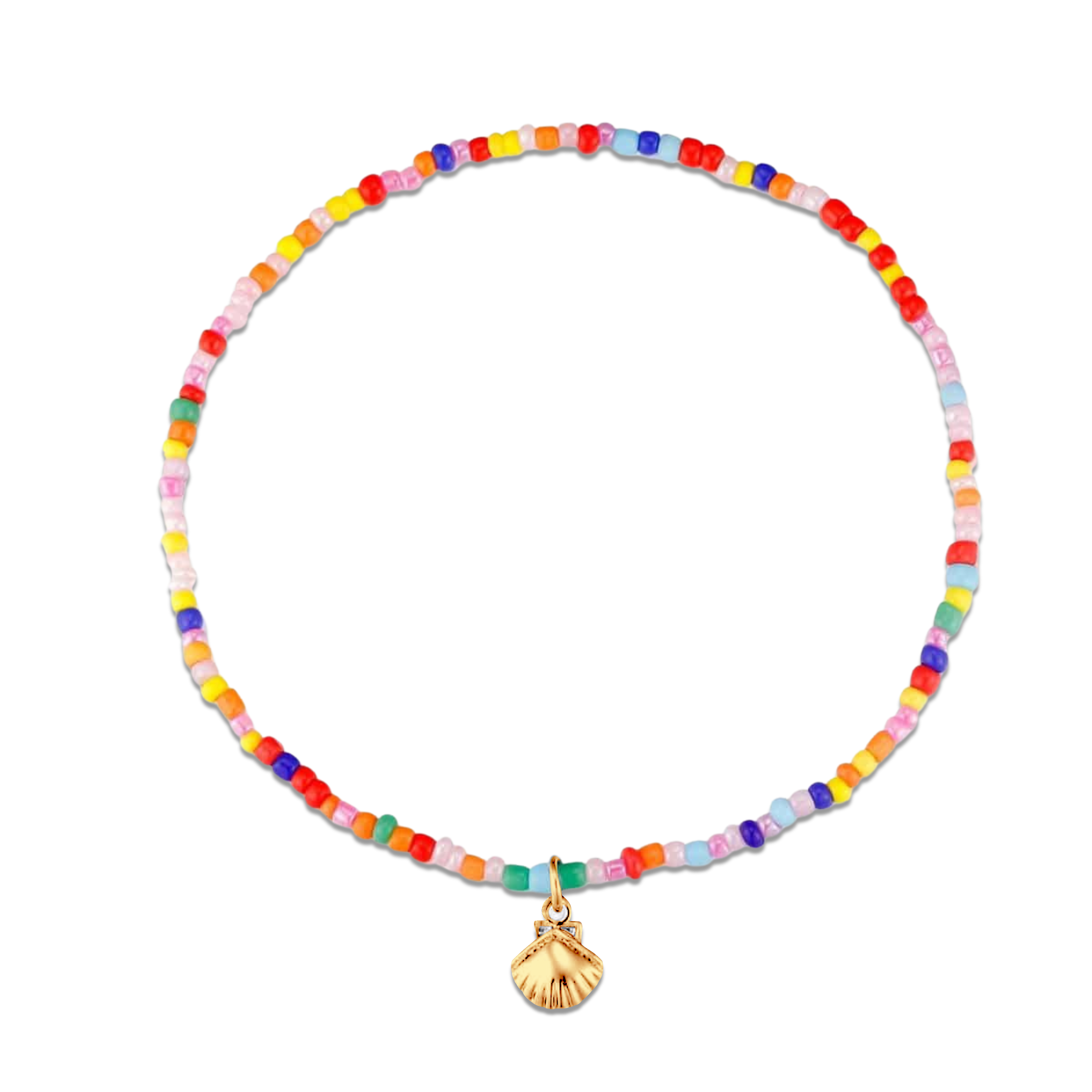 Bracelet de cheville Coquille Multicolore - LaMaisonDesBijoux