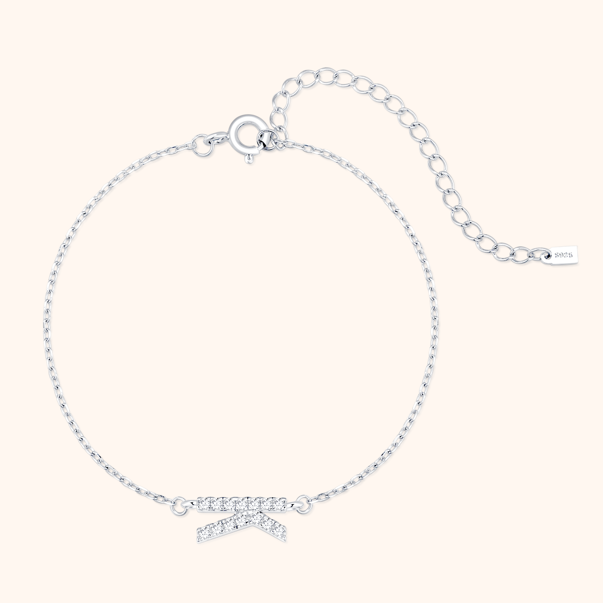 Bracelet Lettres Brillantes Alpha - LaMaisonDesBijoux