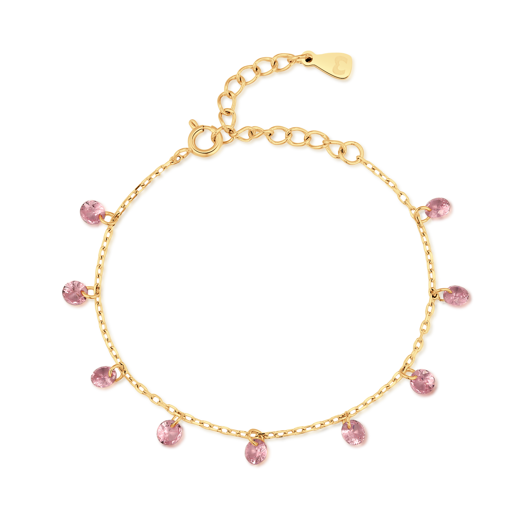 Bracelet Rose Flamant