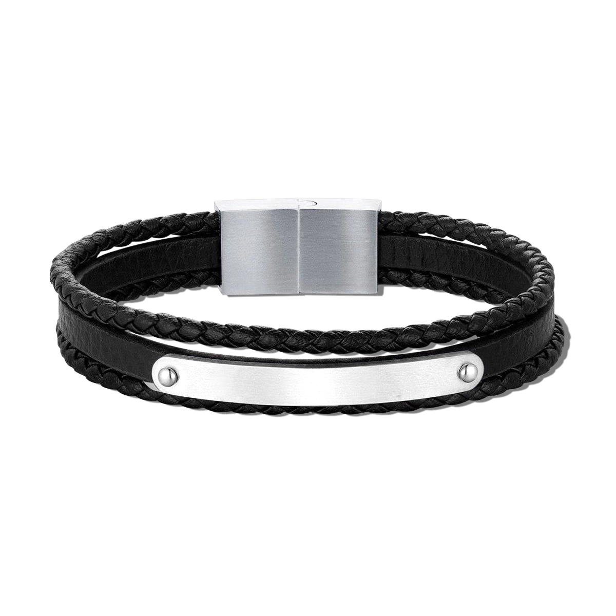 Bracelet Homme BRAVE Rebelle - Personnalisé - LaMaisonDesBijoux