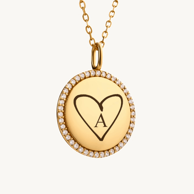 Personalisierte Medaillon-Halskette