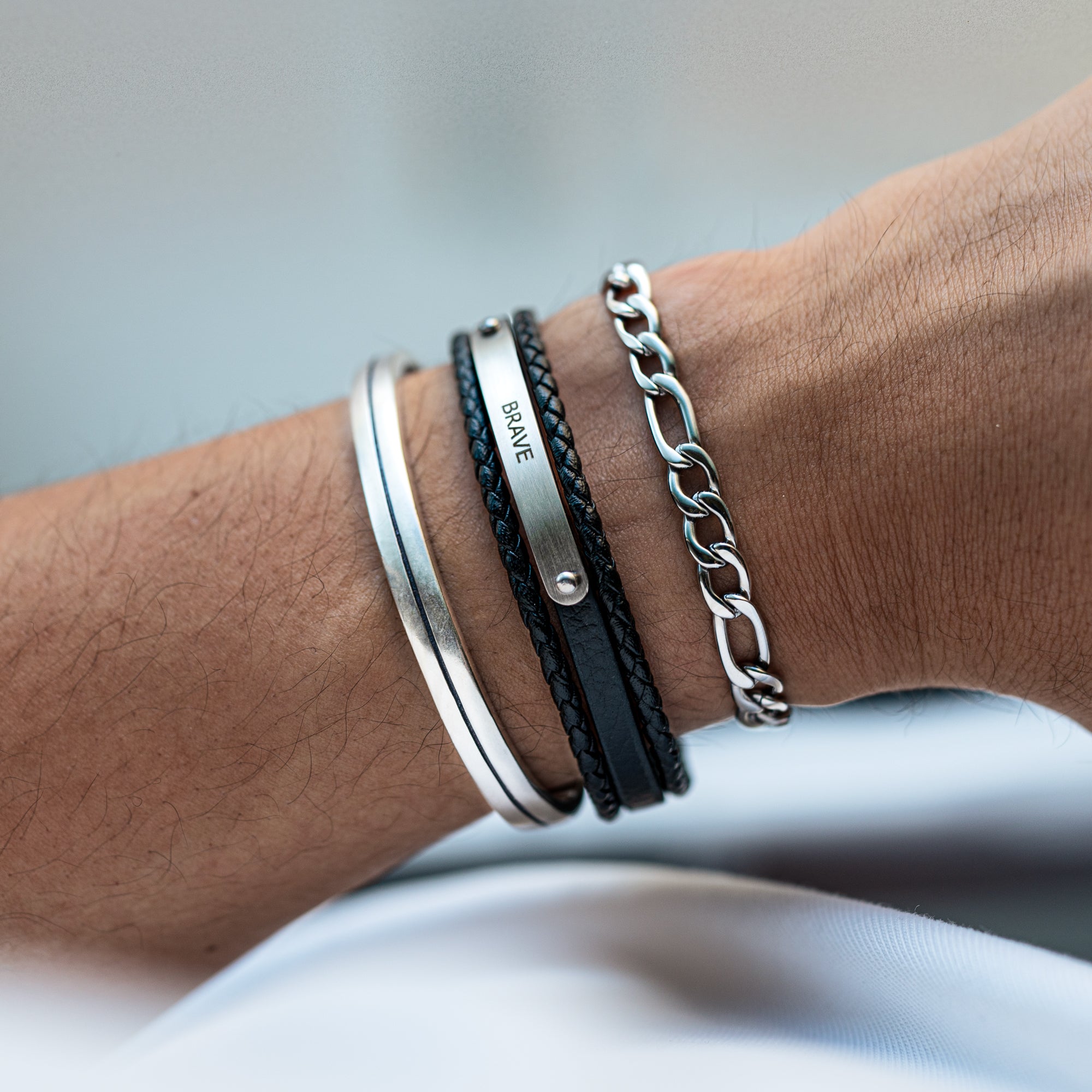 Bracelet Homme BRAVE "Rebelle" - LaMaisonDesBijoux