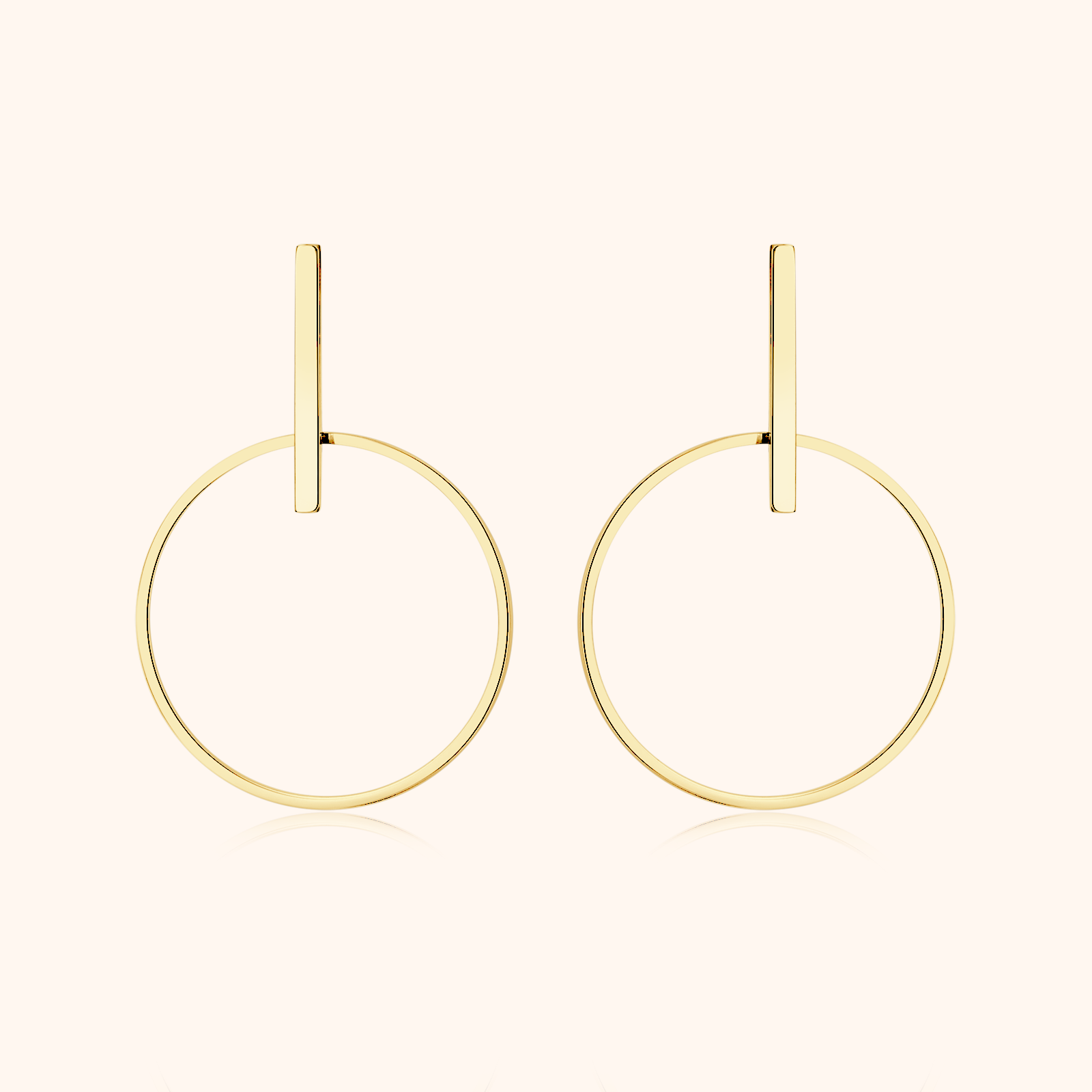Boucles Cerceaux Minimalistes - LaMaisonDesBijoux