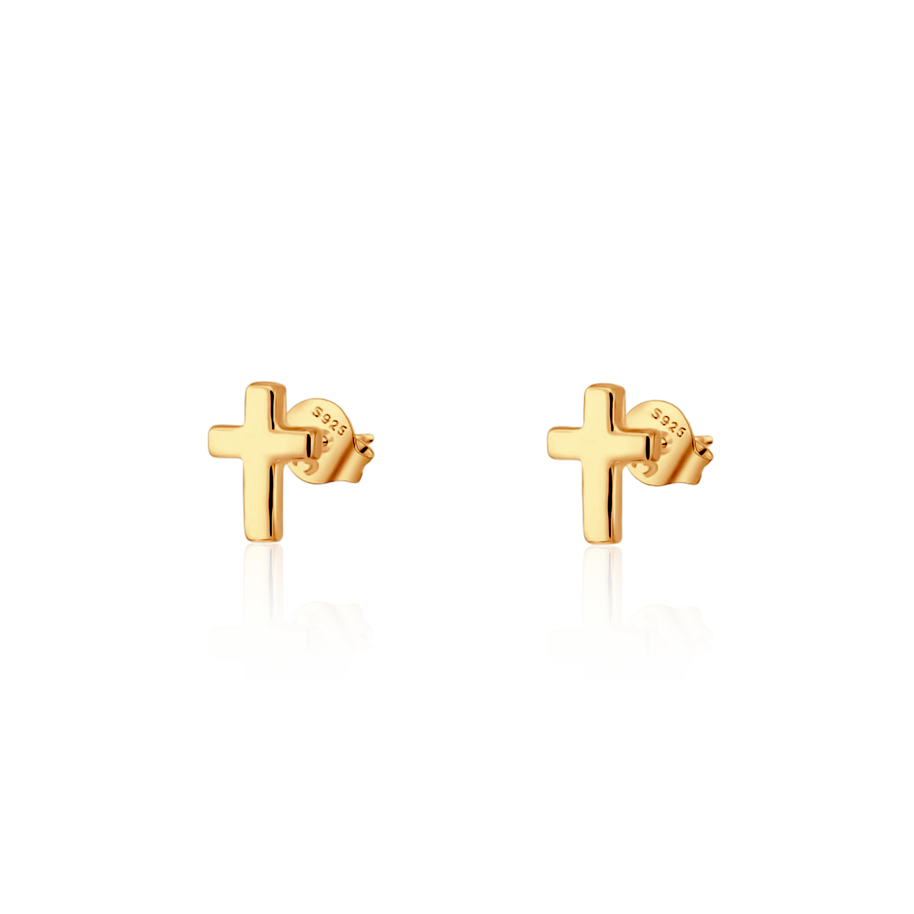 Boucles d'oreilles Mini Croix