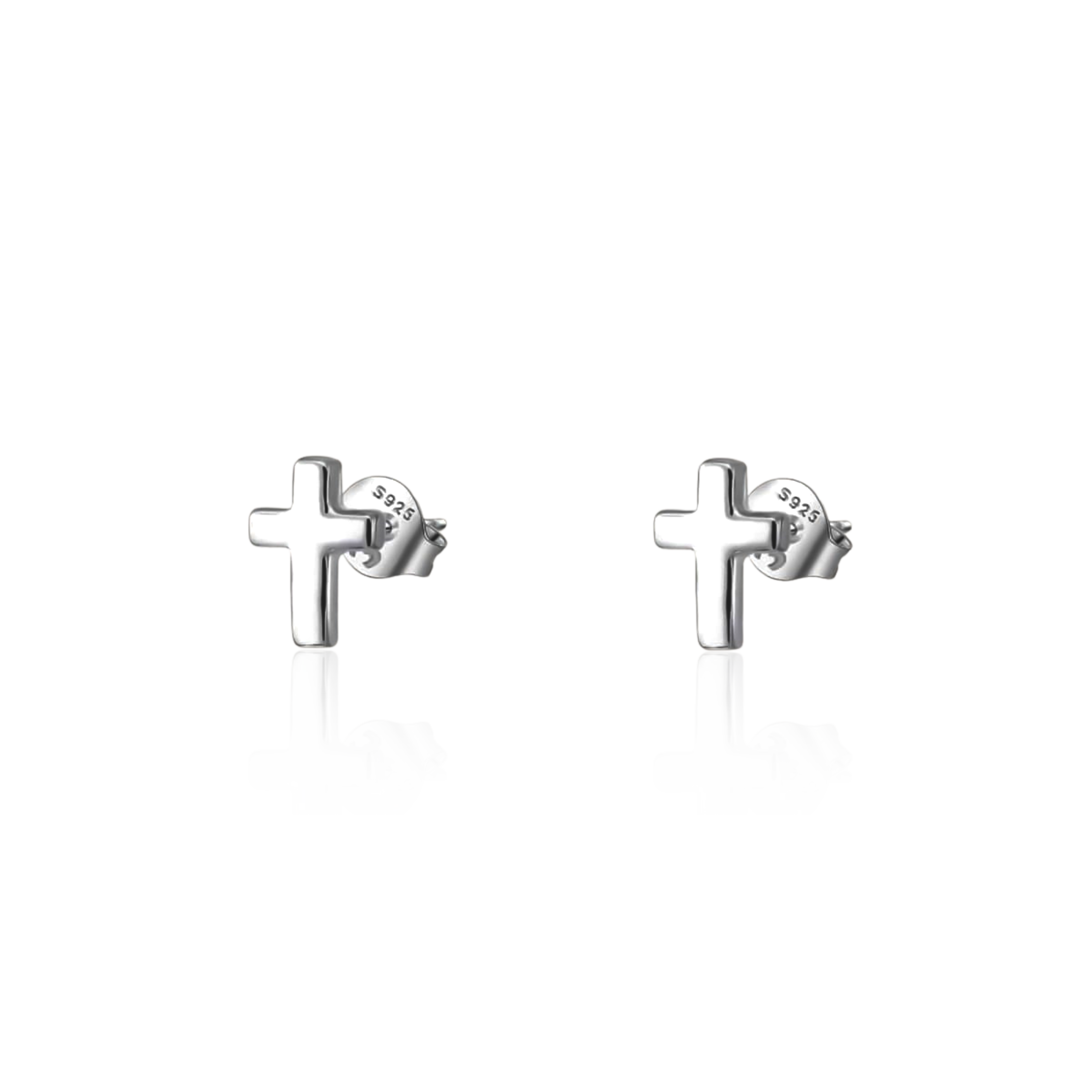 Boucles d'oreilles Mini Croix