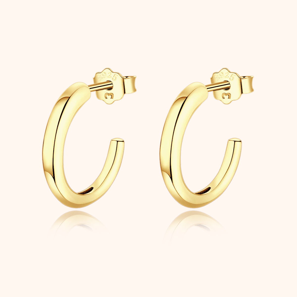 Boucles Demi-anneau Basique - LaMaisonDesBijoux