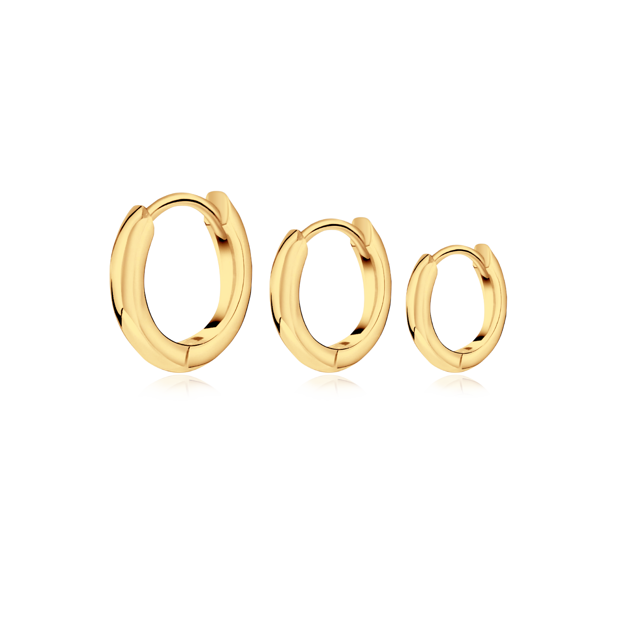 Boucles d'oreilles 3-Anneaux - LaMaisonDesBijoux