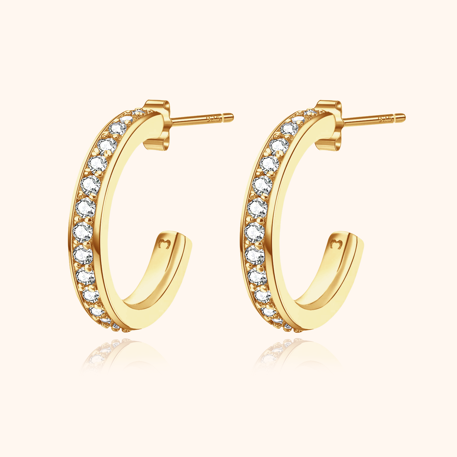 Boucles Demi-anneau Radical - LaMaisonDesBijoux
