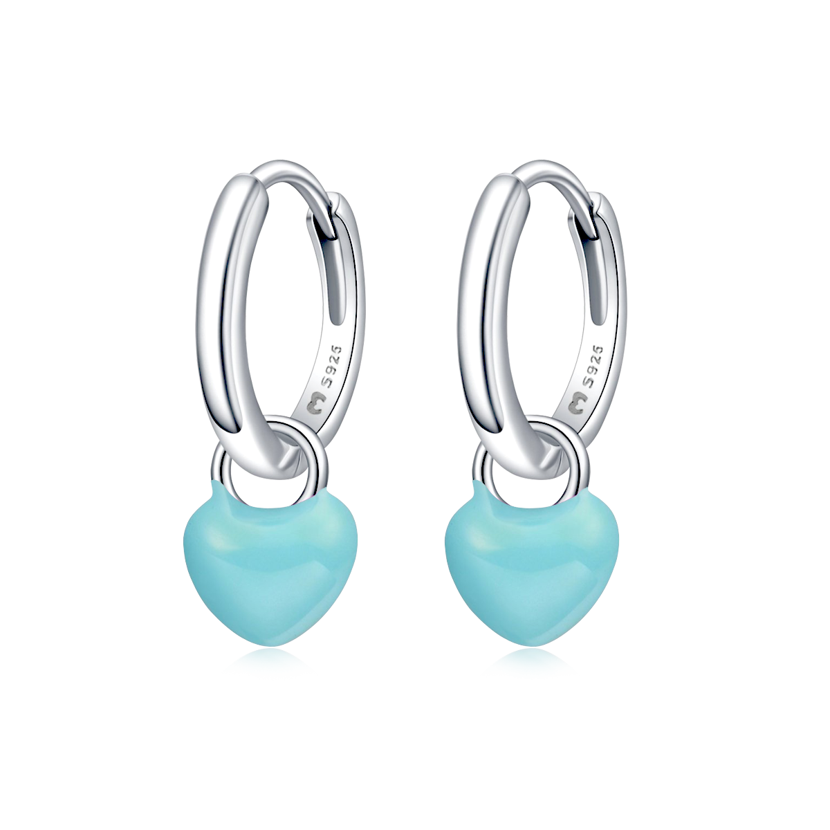 Boucles d'oreilles Anneaux Cœur - LaMaisonDesBijoux