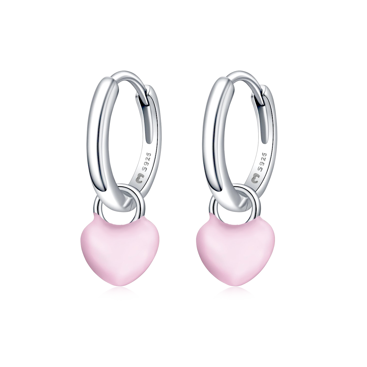 Boucles d'oreilles Anneaux Cœur - LaMaisonDesBijoux