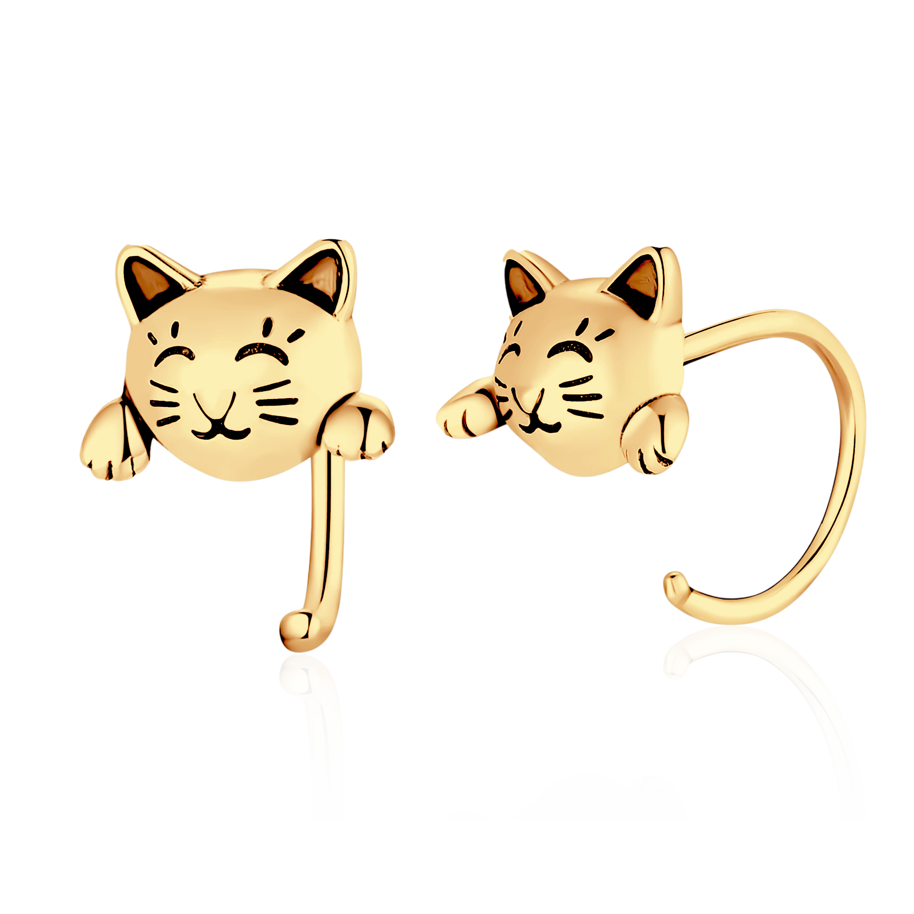 Boucles d'oreilles Chatons - LaMaisonDesBijoux
