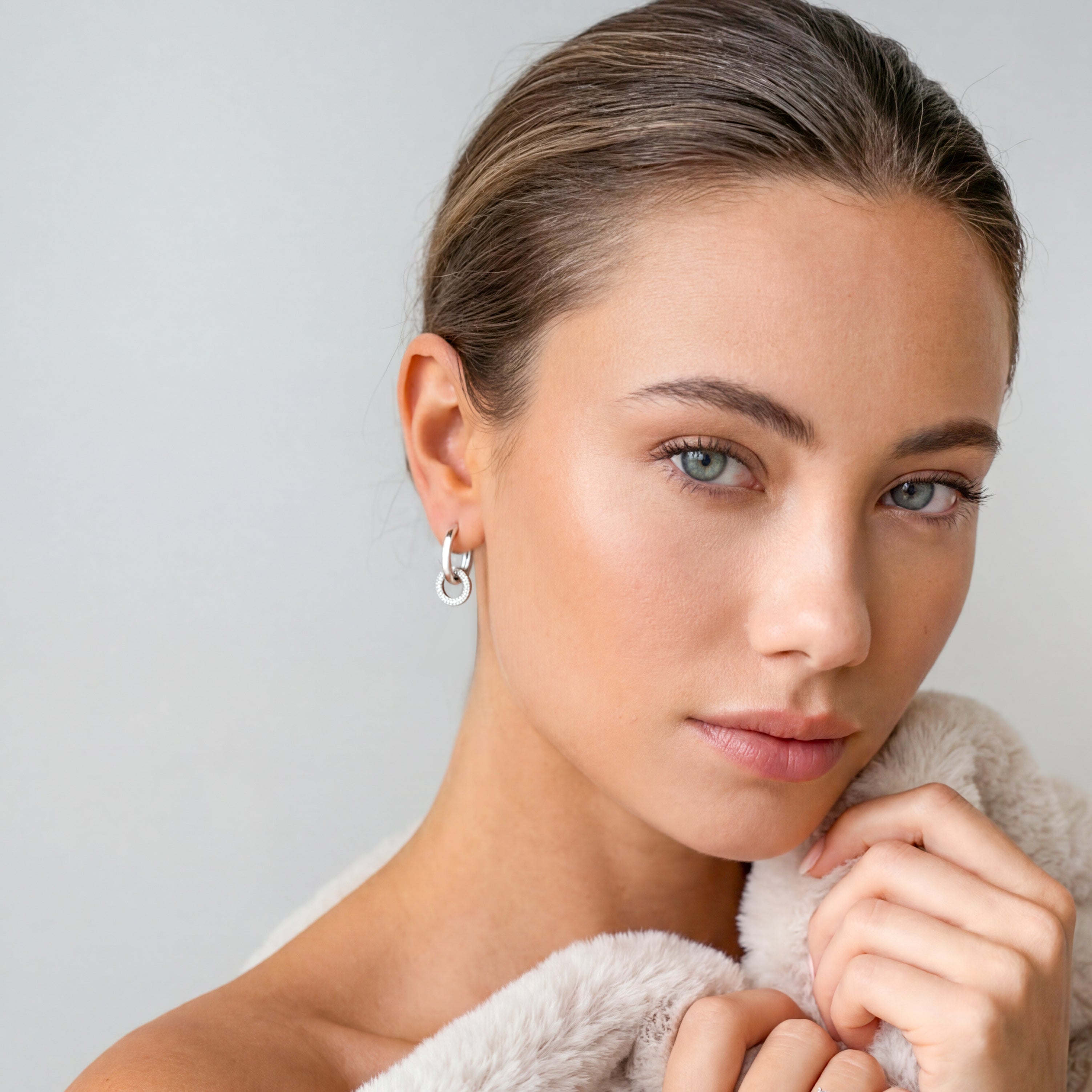 Boucles d'oreilles Anneaux Liés