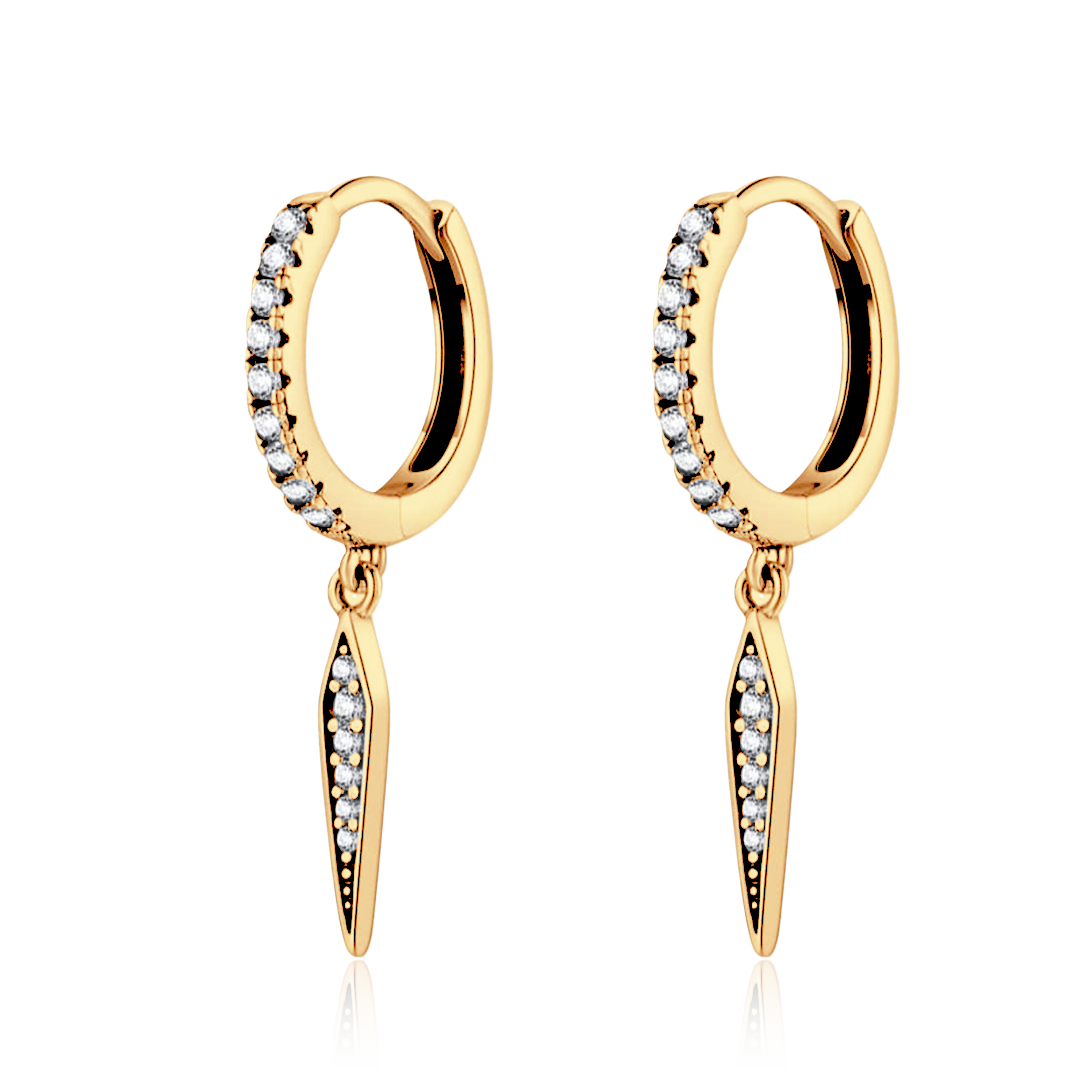 Boucles d'oreilles Deltoïde