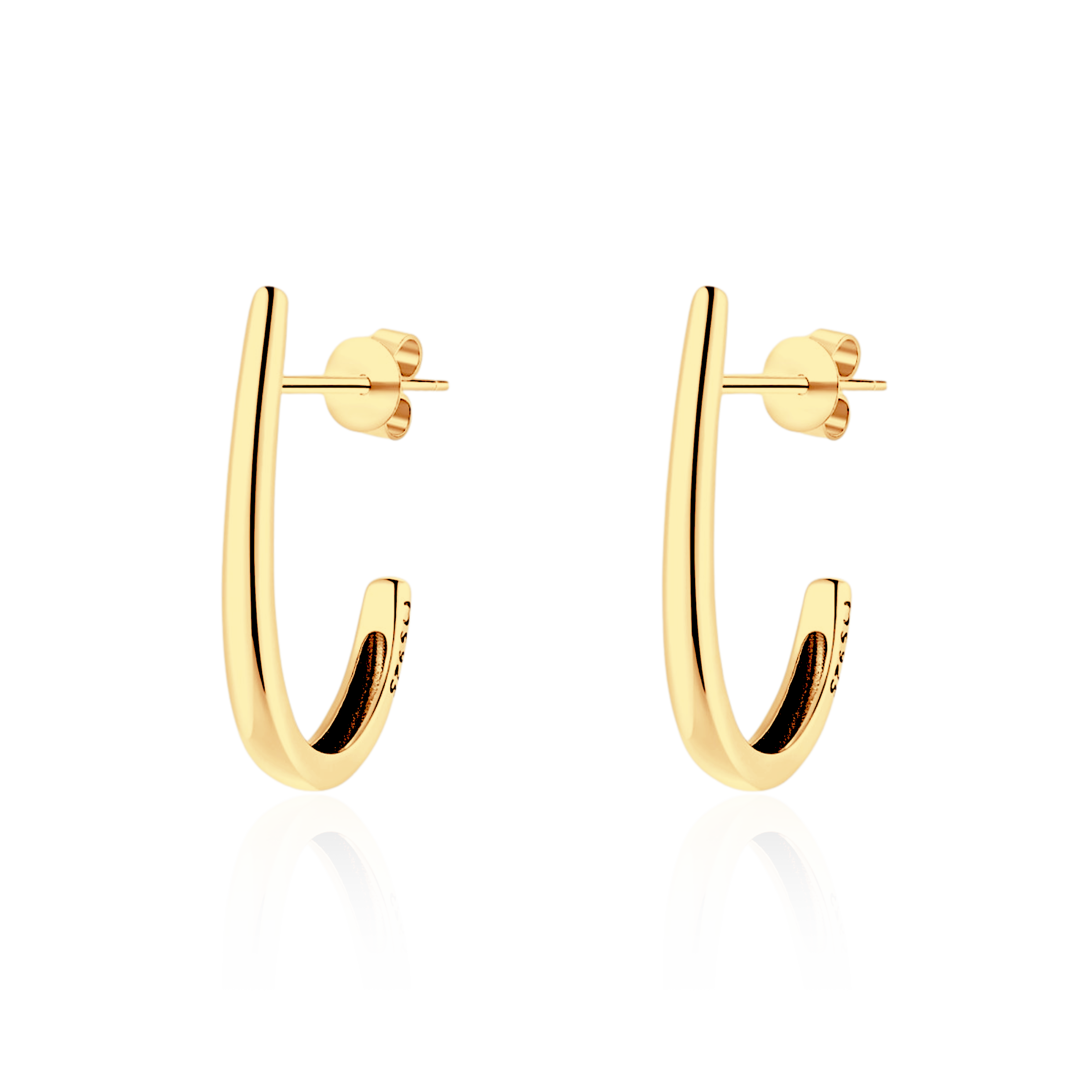 Boucles d'oreilles Courbe