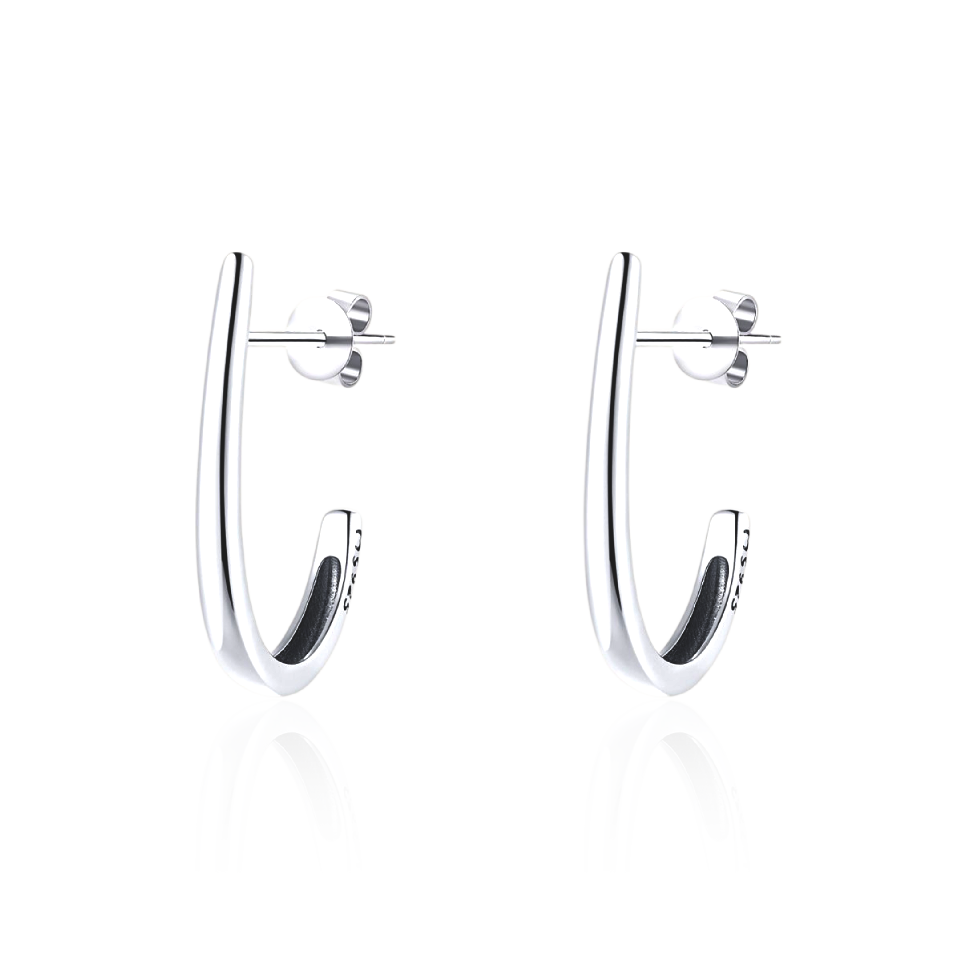 Boucles d'oreilles Courbe