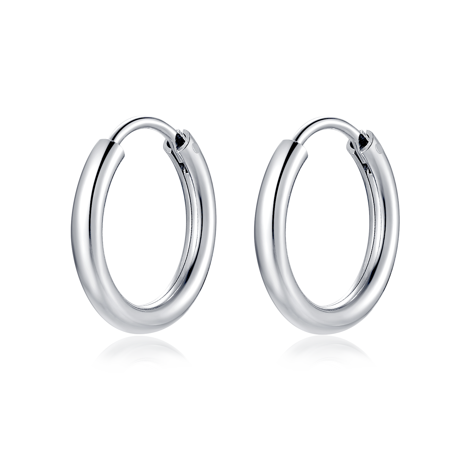 Boucles d'oreilles Rond Argent - LaMaisonDesBijoux