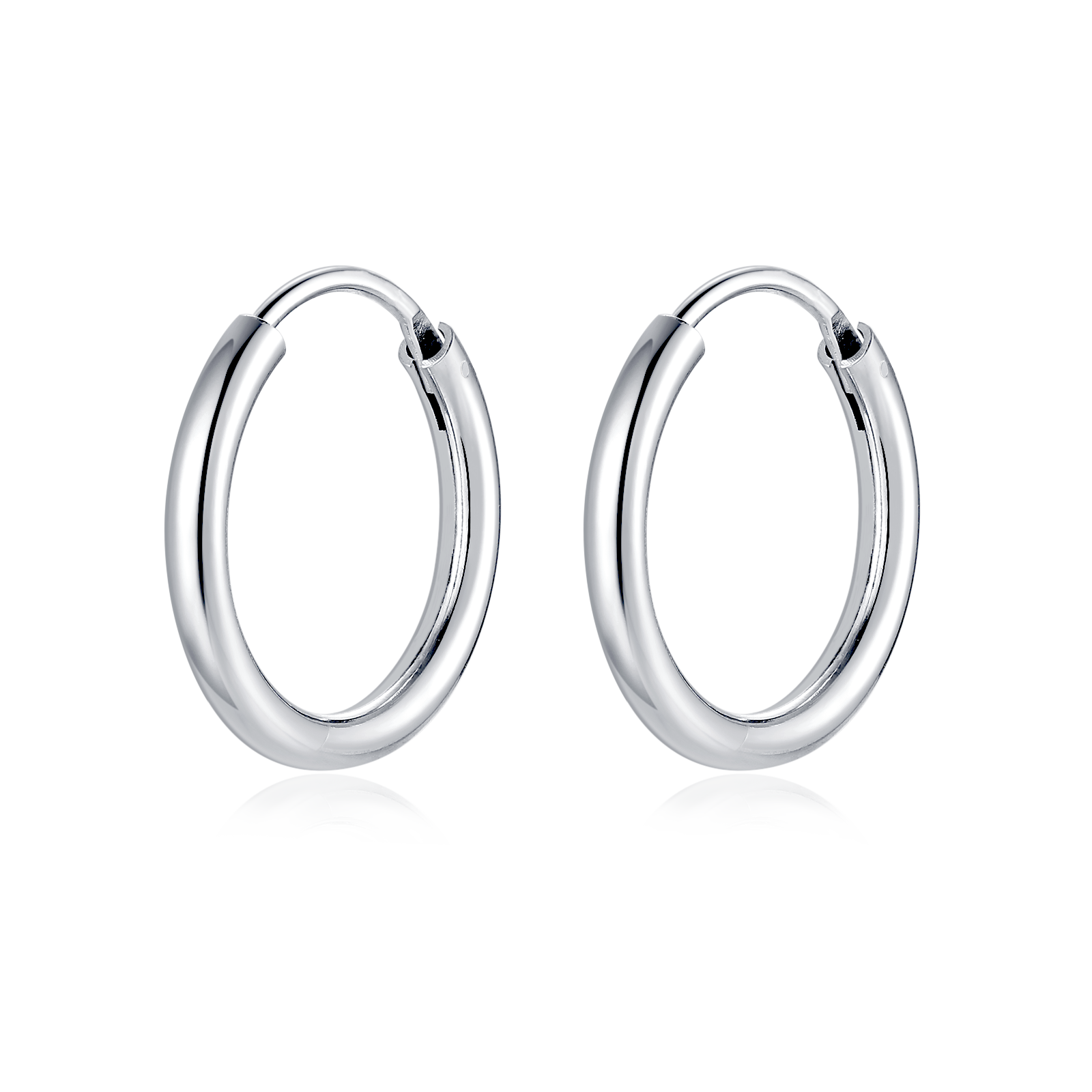 Boucles d'oreilles Rond Argent - LaMaisonDesBijoux