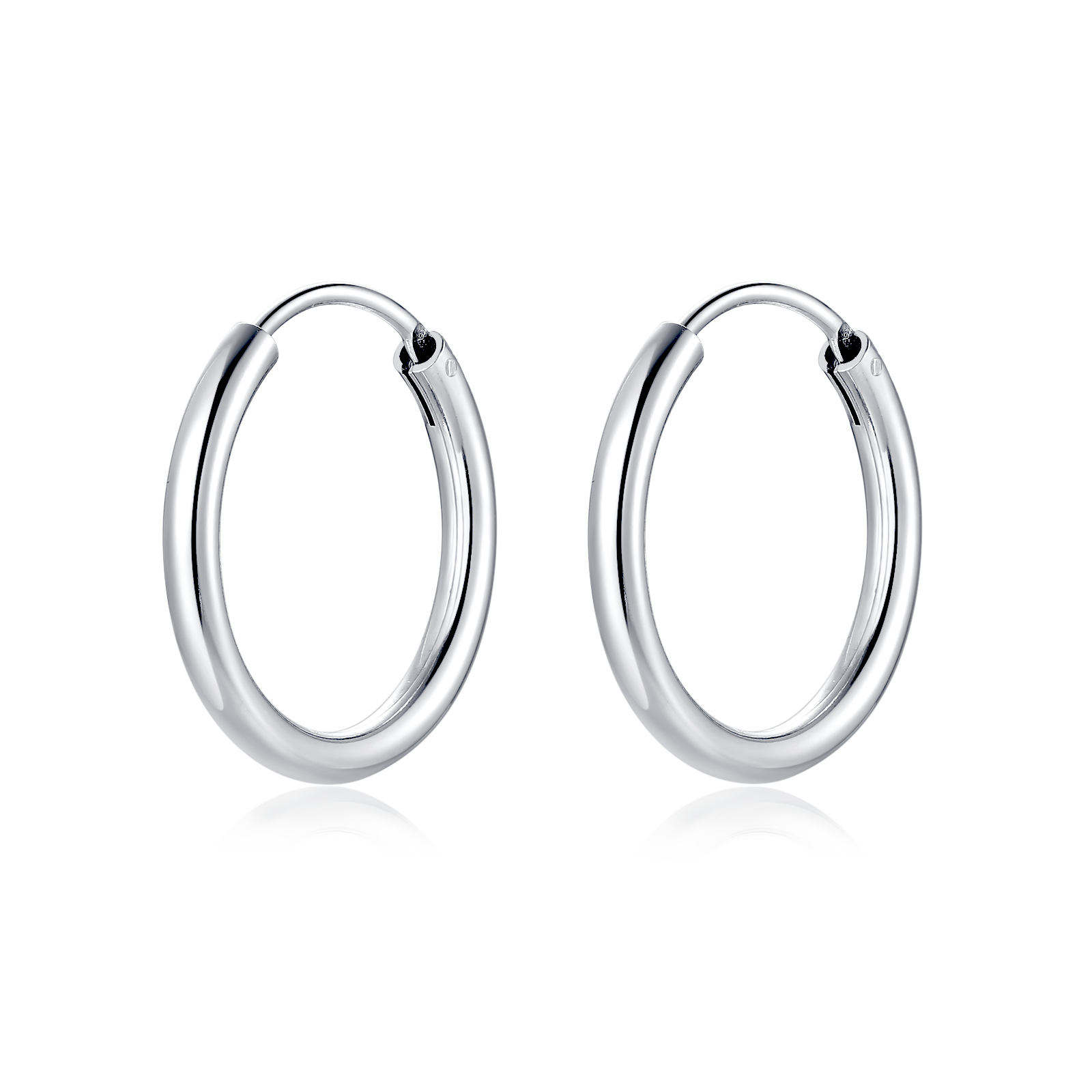 Boucles d'oreilles Rond Argent - LaMaisonDesBijoux