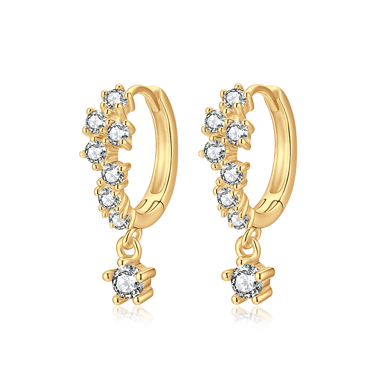 Boucles d'oreilles Anneaux Adamantin - LaMaisonDesBijoux