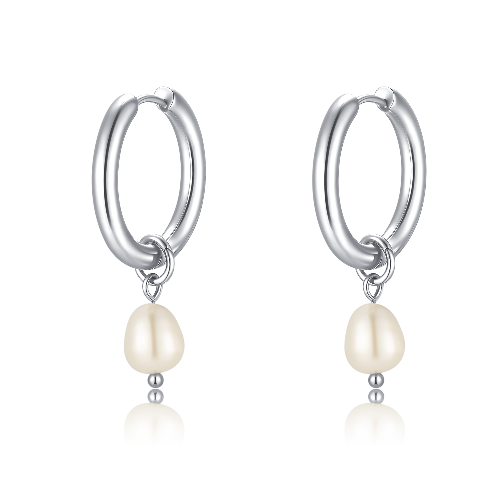 Roundabout Stahl Ohrringe