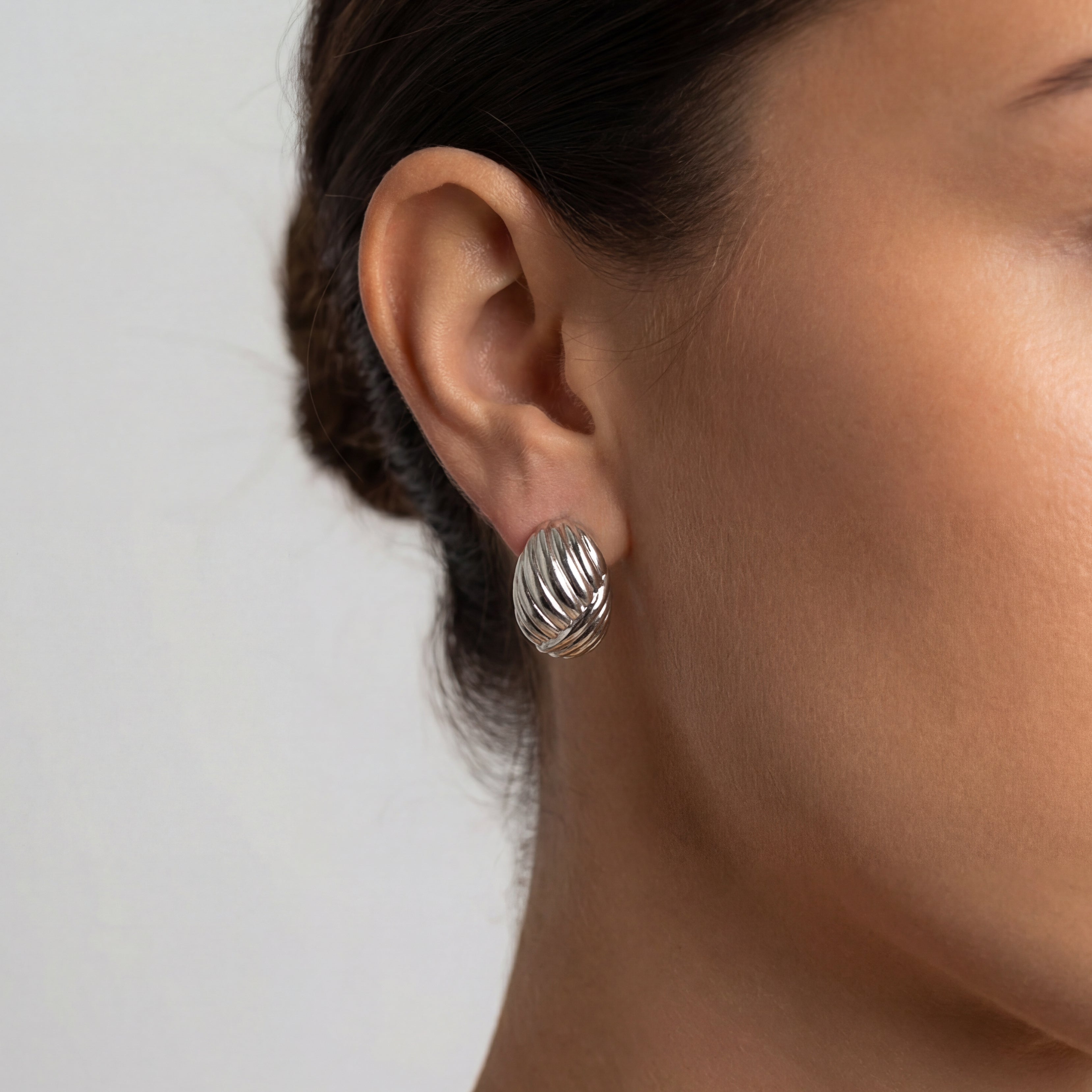 Boucles d'oreilles Coquillage Éventail