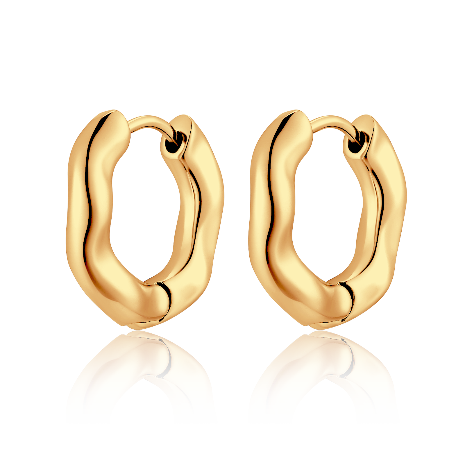 Duplán Ringe Ohrringe