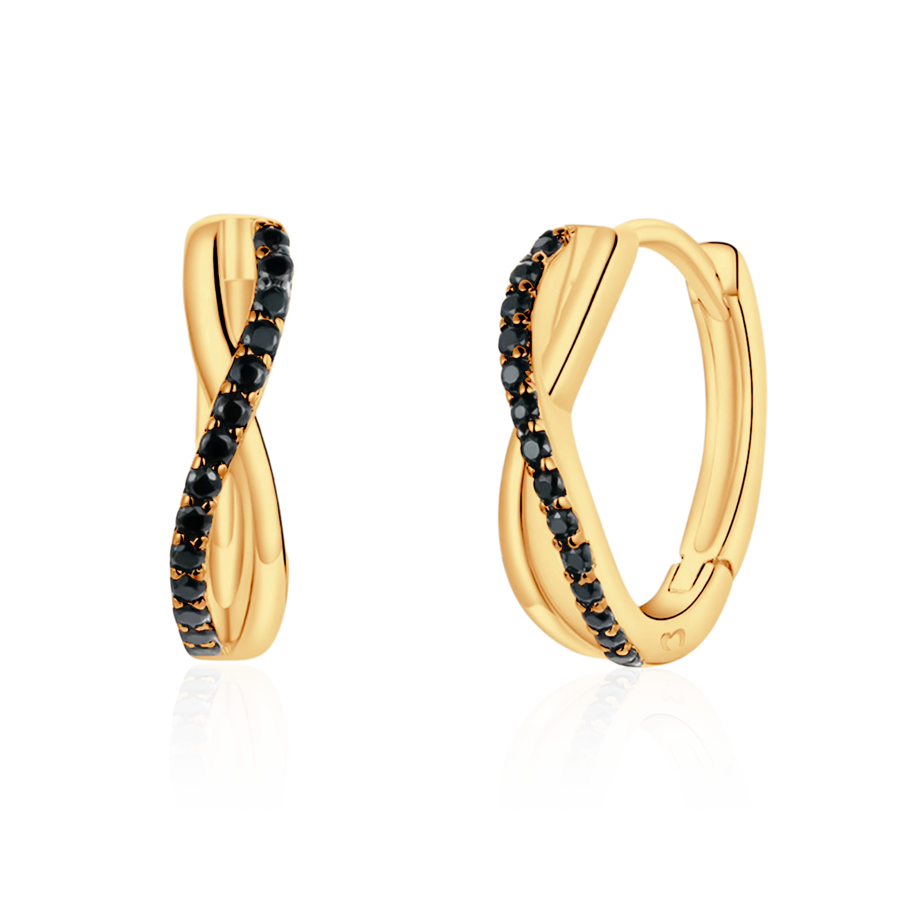 Boucles d'oreilles Charbon