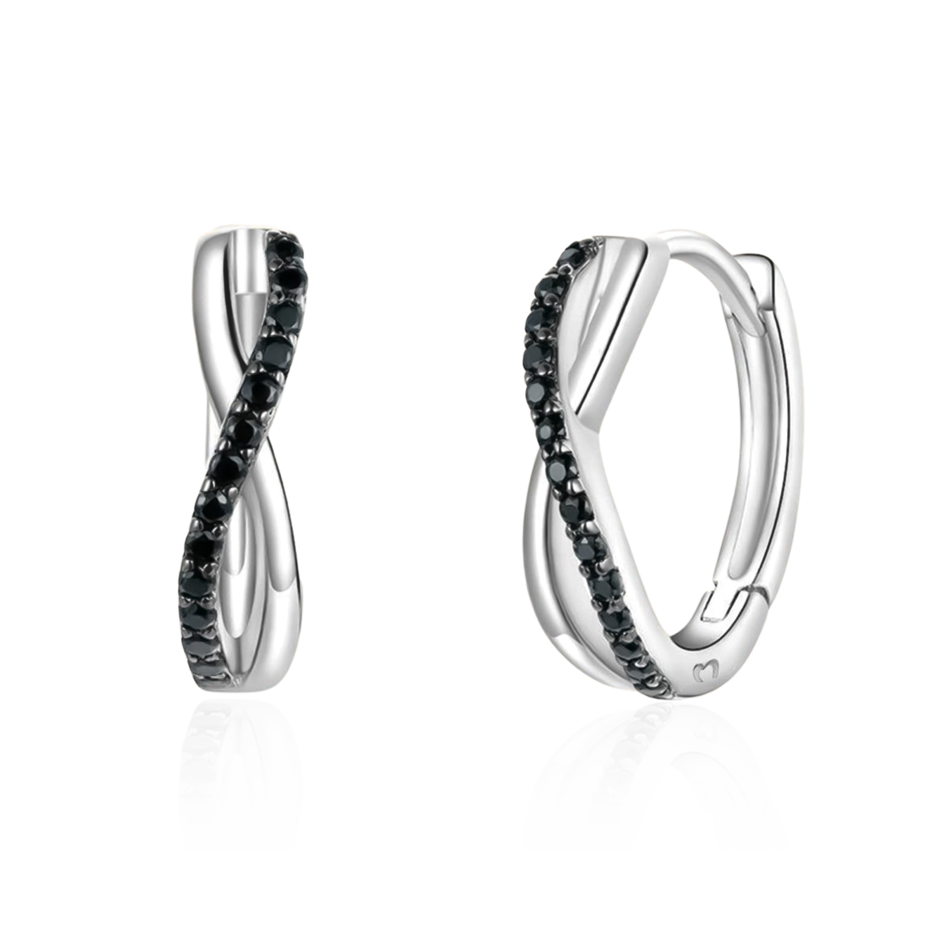 Boucles d'oreilles Charbon