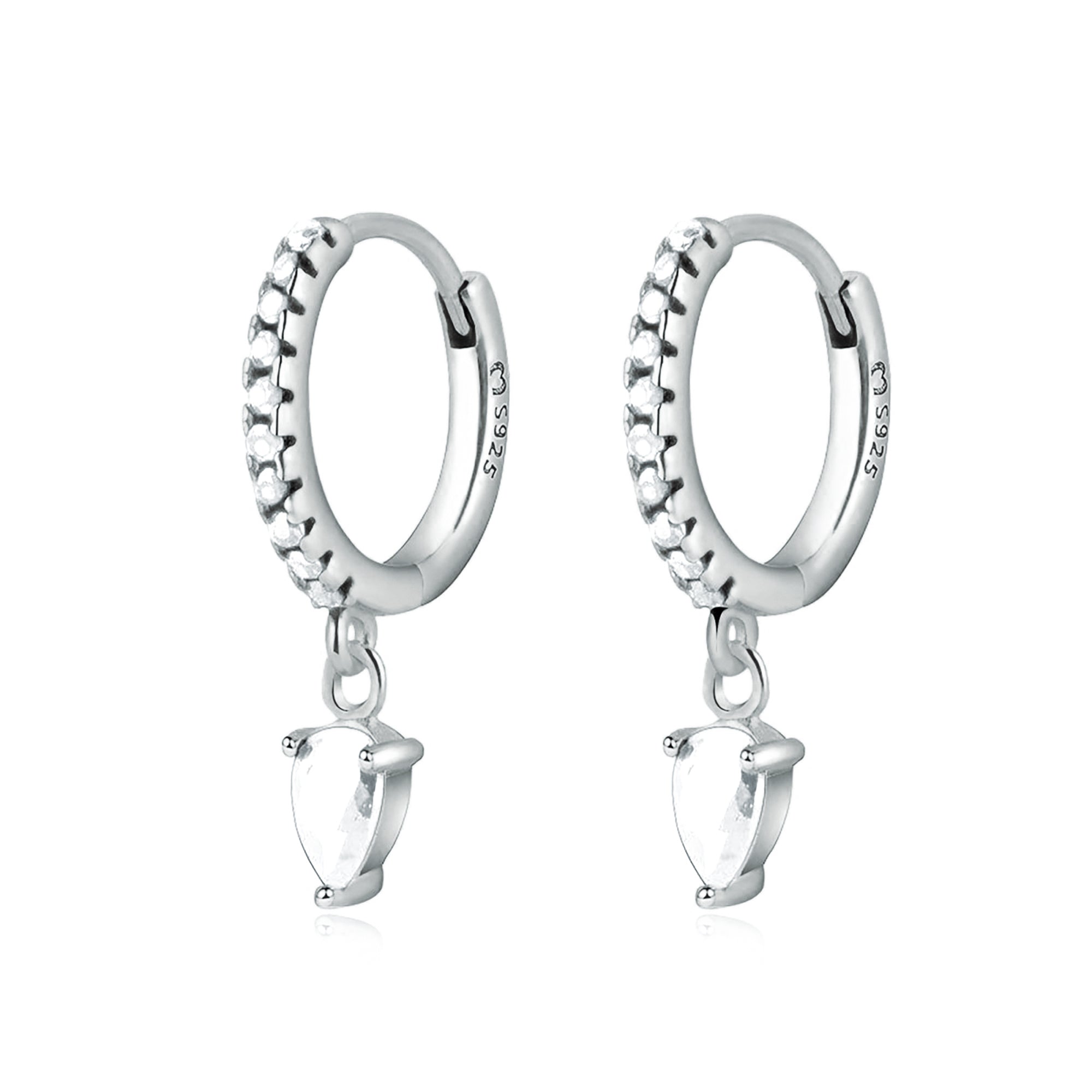 Boucles "Goutte de Zircon" - LaMaisonDesBijoux