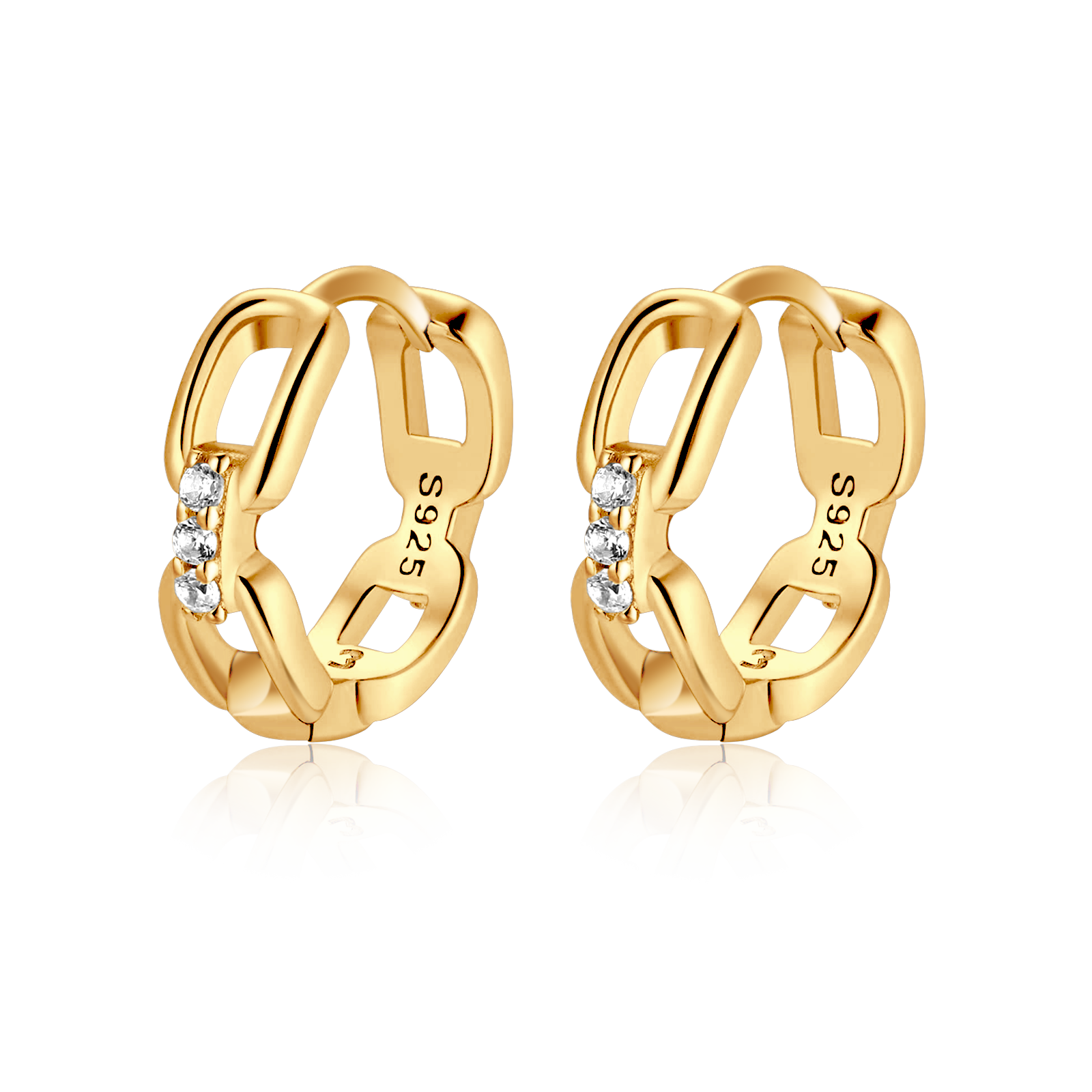 Boucles d'oreilles Maillons