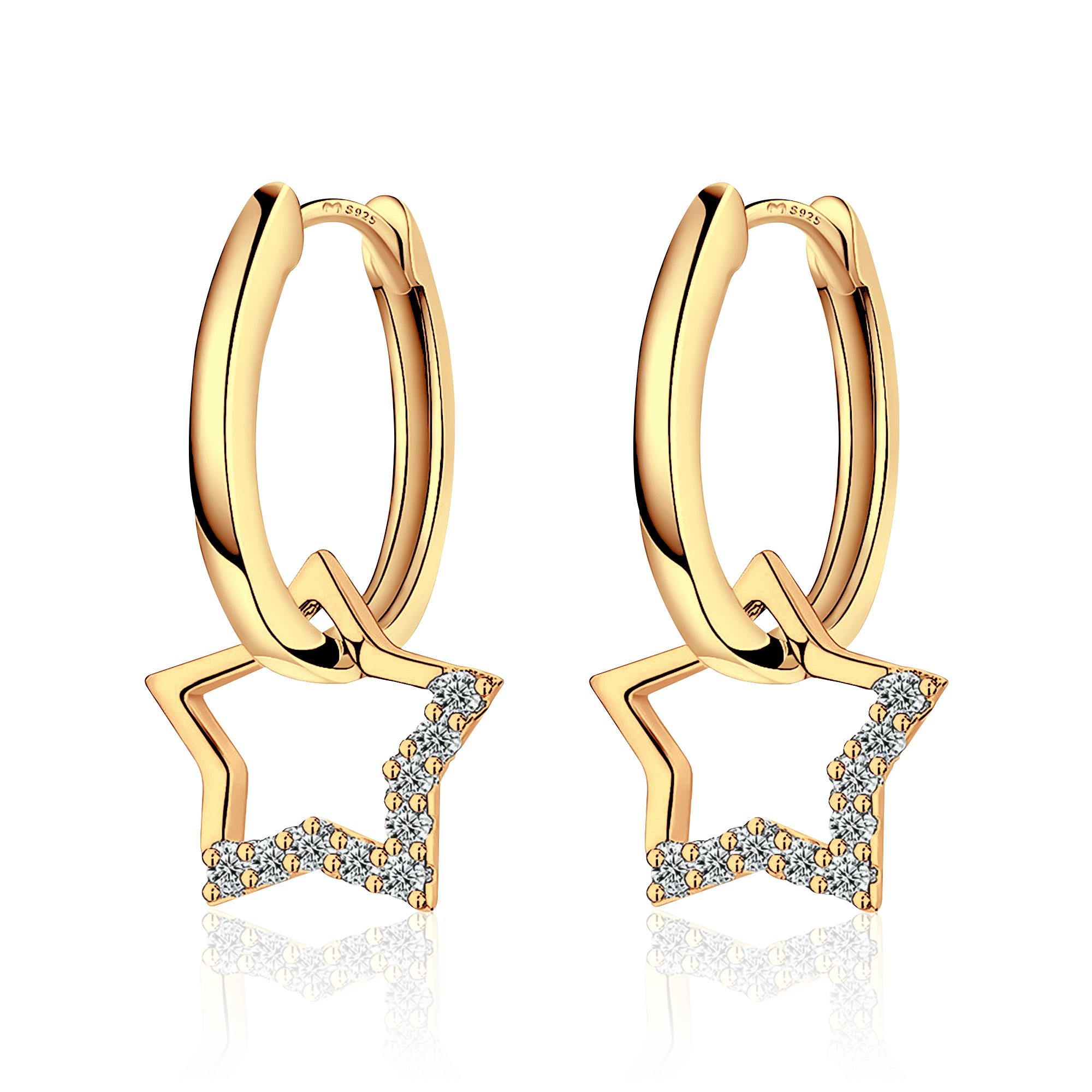 Boucles d'oreilles Charme d'Étoiles