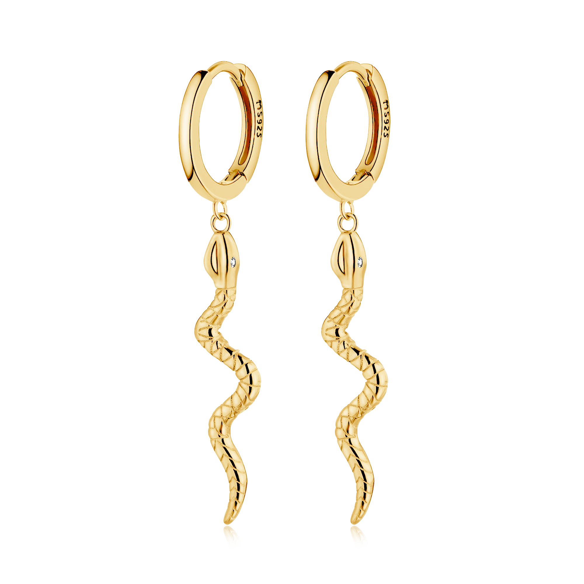 Boucles d'oreilles Serpents
