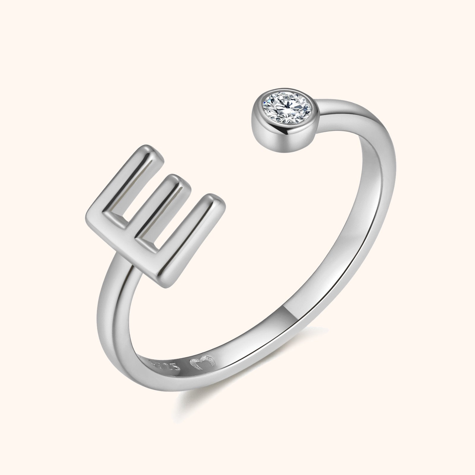 Bague Top Lettre - LaMaisonDesBijoux