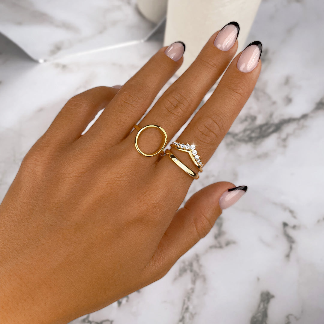 Bague "Couronne Zircone" - LaMaisonDesBijoux