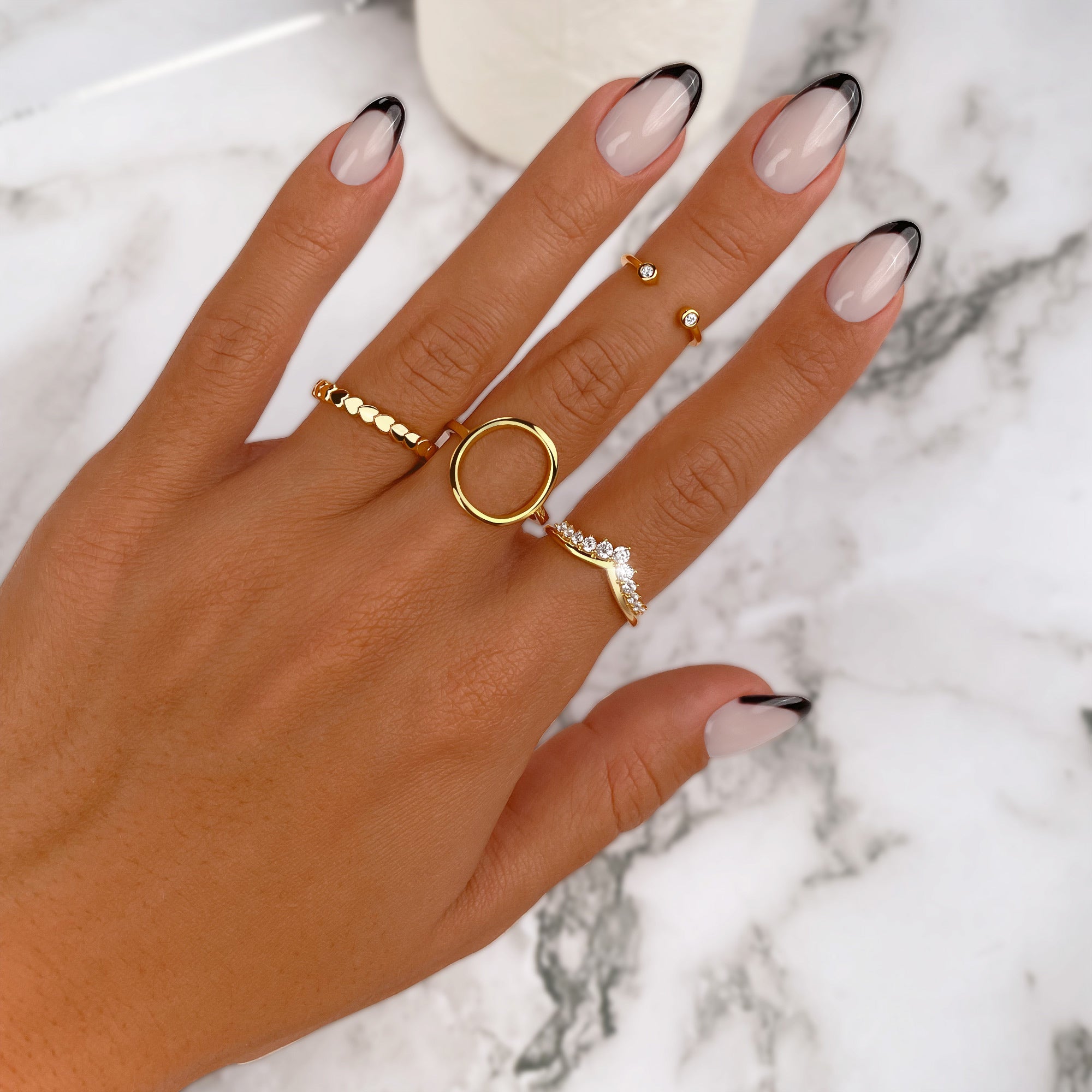 Bague "Couronne Zircone" - LaMaisonDesBijoux