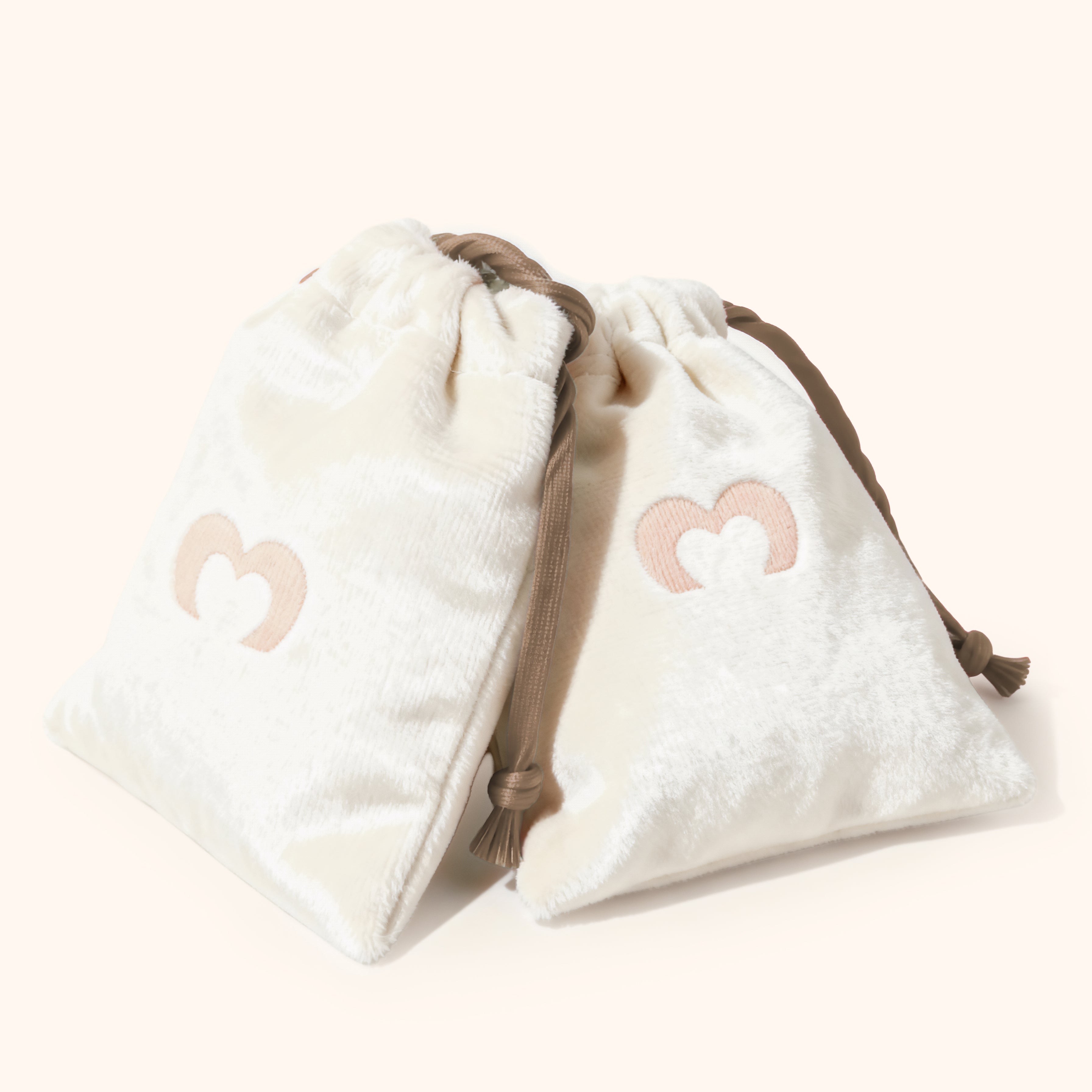 Petit Sac Cadeau Beige Doux